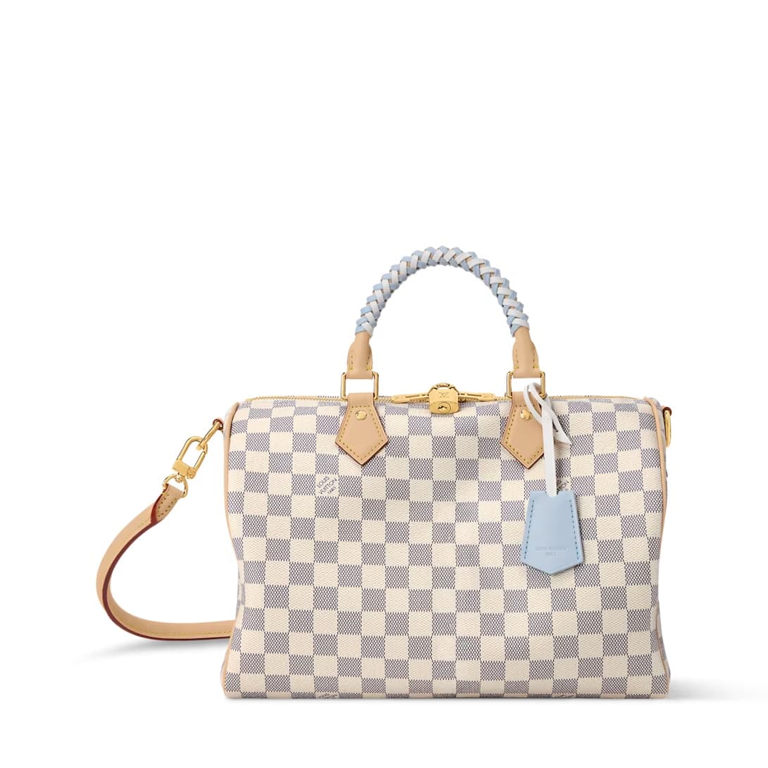 Louis Vuitton Speedy 30 Soft Damier Azur/Bleu Olympe Coated canvas N40908 High