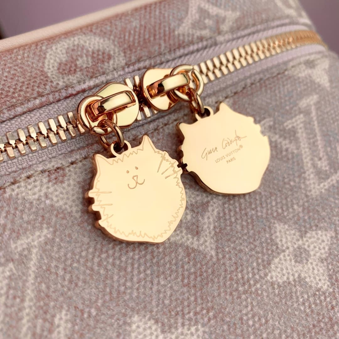 Louis Vuitton x Grace Coddington Nice Mini Meowgram coated canvas M15170 high