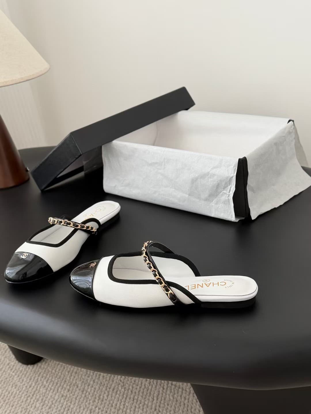 Chanel Mary Jane flats