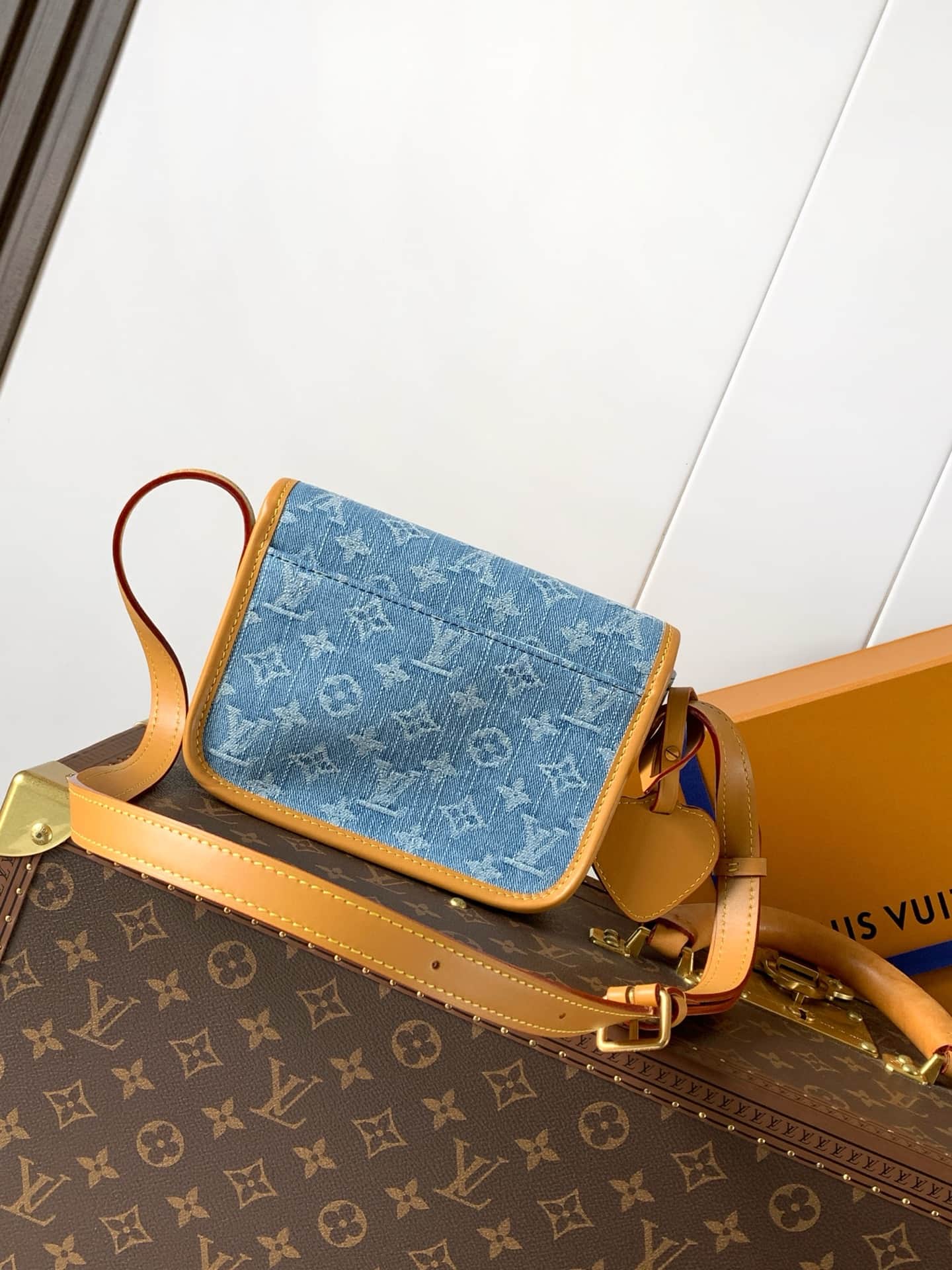 Louis Vuitton Nano Diane bag Monogram Denim Blue M2A647 High
