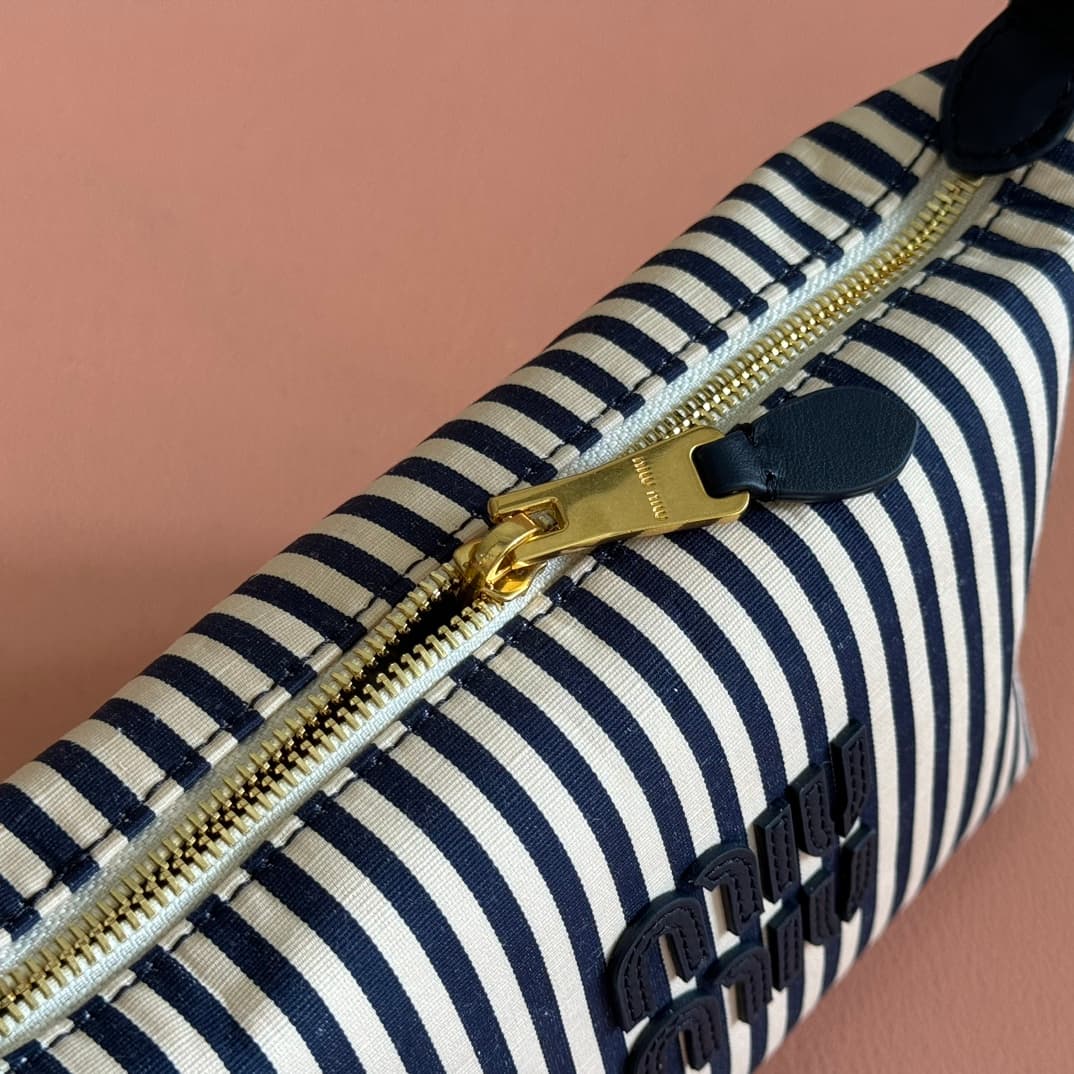 Miu Miu Jacquard Striped Pouch 5NE841 High
