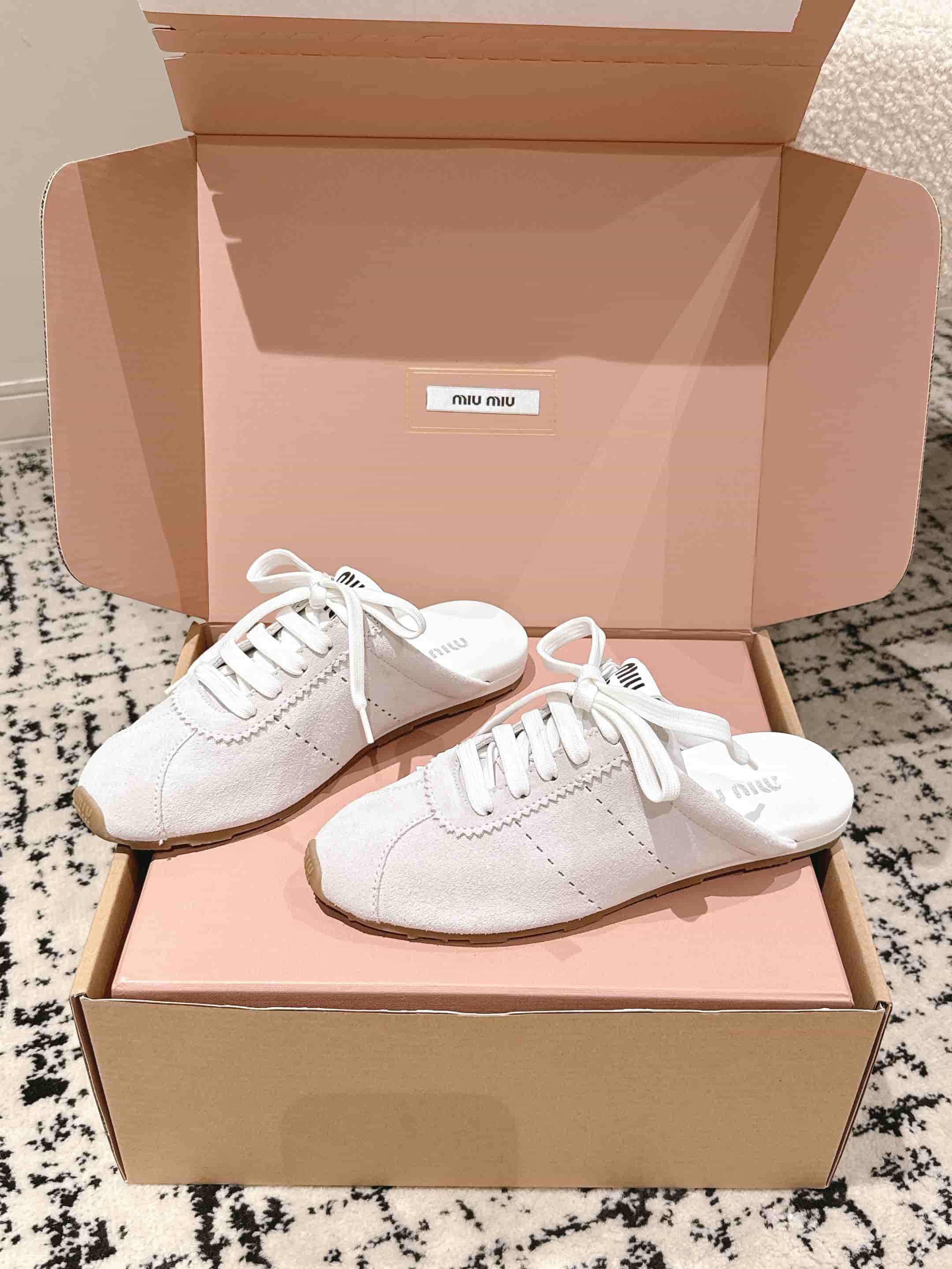 Miu Miu Plume Suede Mules shoes Women