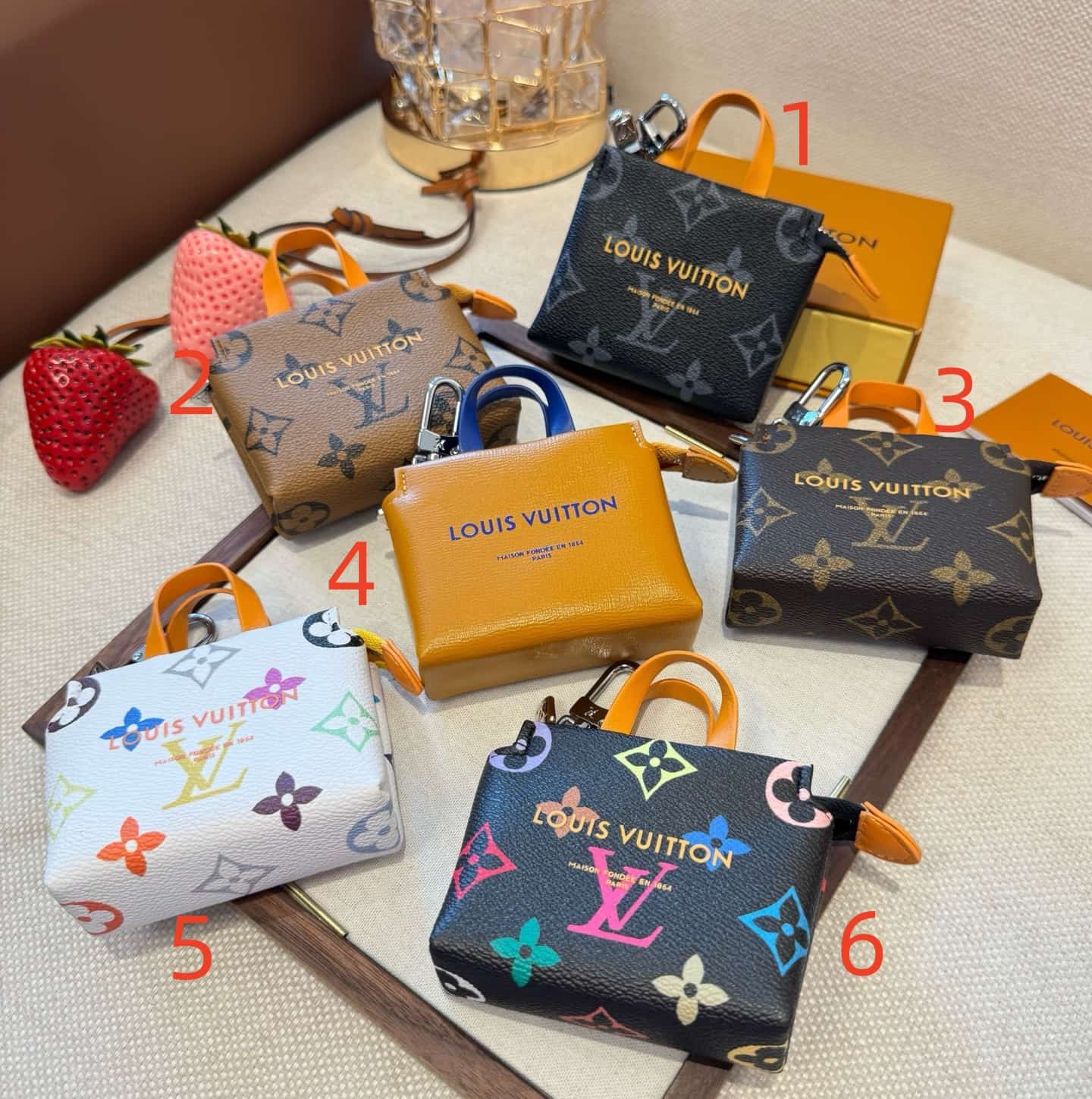 Louis Vuitton Mini Shopper Bag Charms