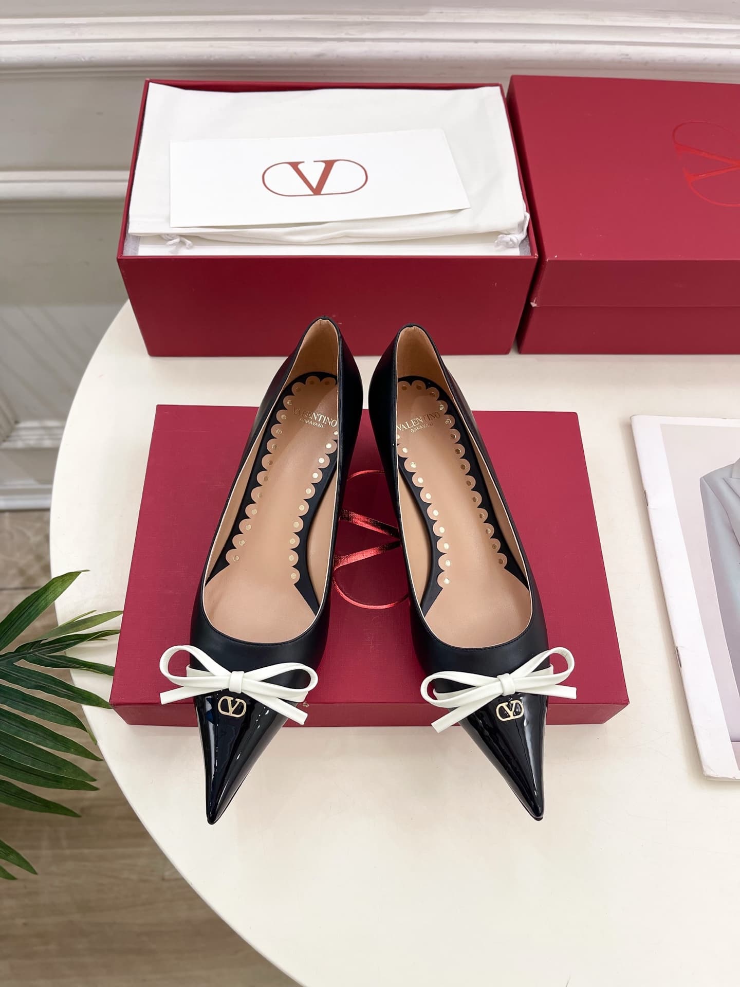 Valentino Bepointy Slingback Pumps Shoes Low Women