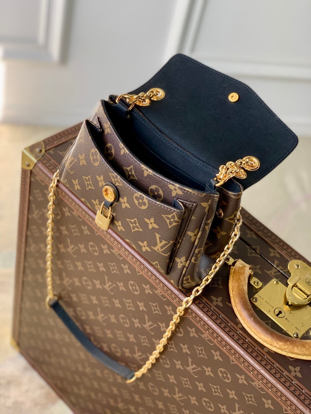 Louis Vuitton Saint Germain BB bag in Monogram canvas M26398 Black High