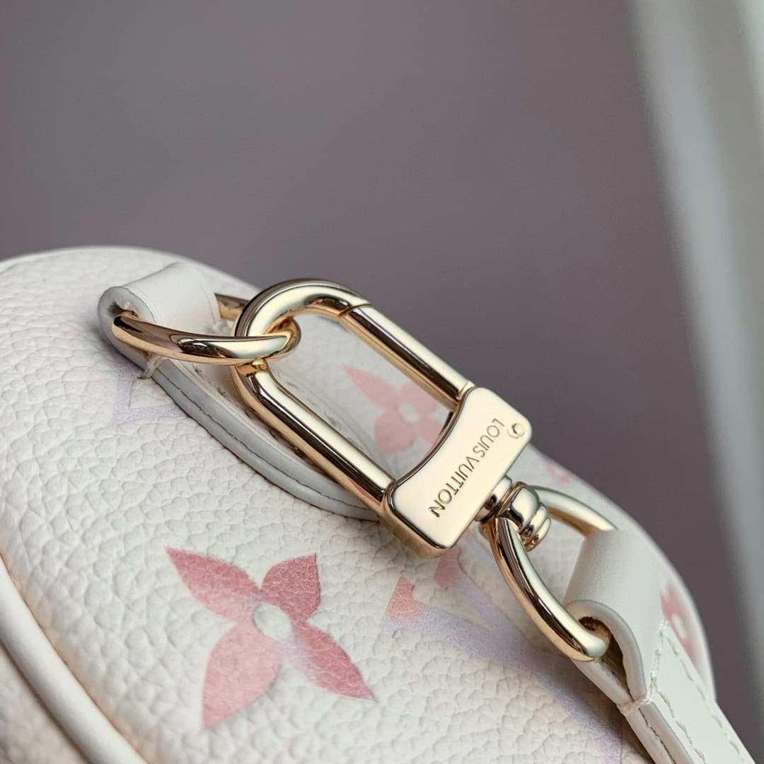 Louis Vuitton Nano Speedy Embossed grained cowhide leather M25591 Dream Beige High