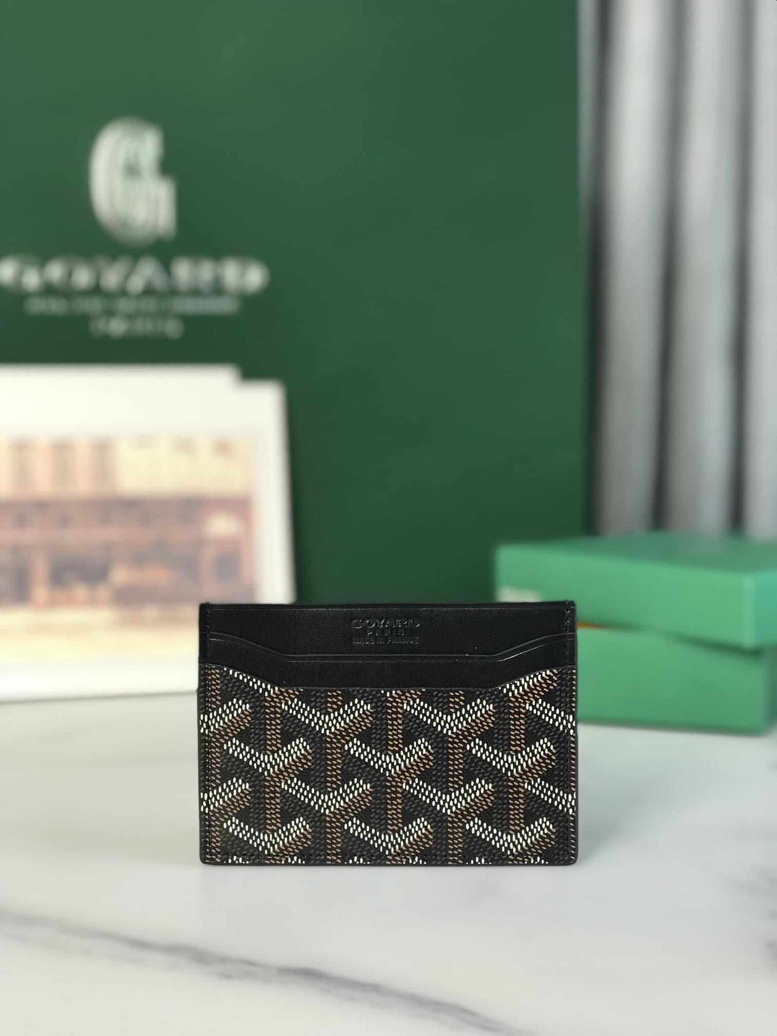 Goyard Saint Sulpice Card Wallet Black High