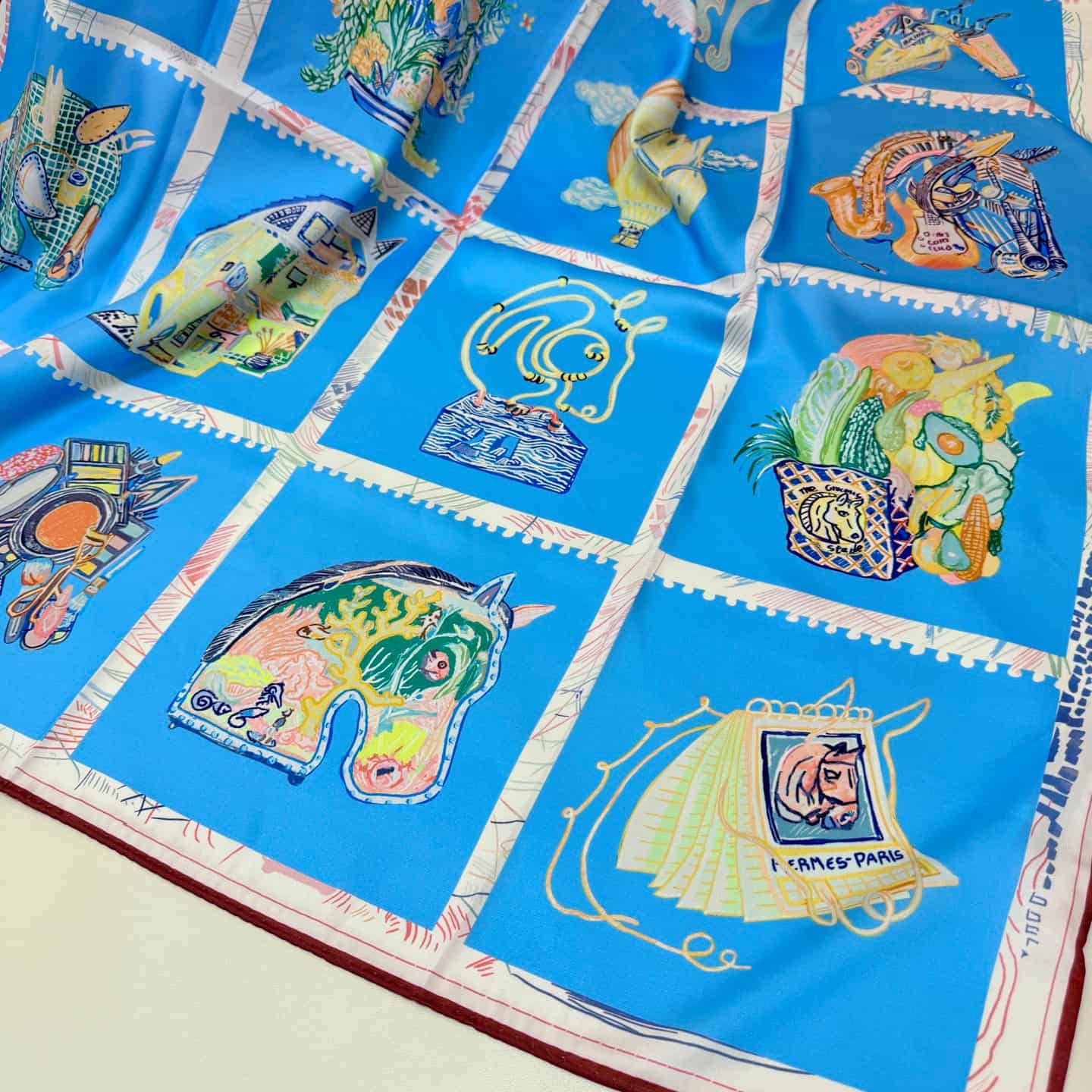 Hermes Chevaloscope Scarf 90