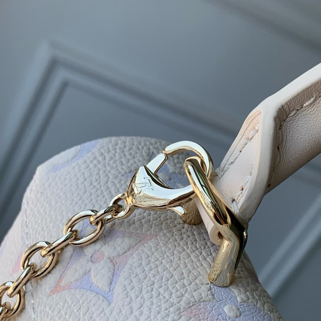 Louis Vuitton Nano Madeleine Embossed grained cowhide leather M25596 Dream Beige High