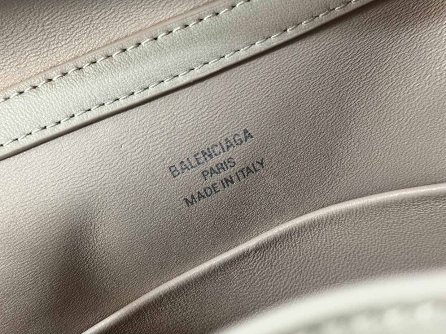 Balenciaga Rodeo Mini Bag in Beige Leather With Silver-Tone Metal TOP