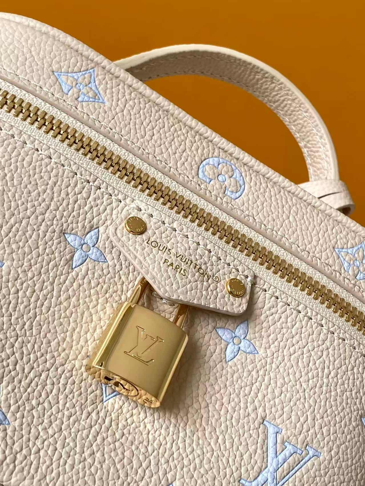 Louis Vuitton Vanity Chain Pouch Monogram Empreinte Leather M27744 High