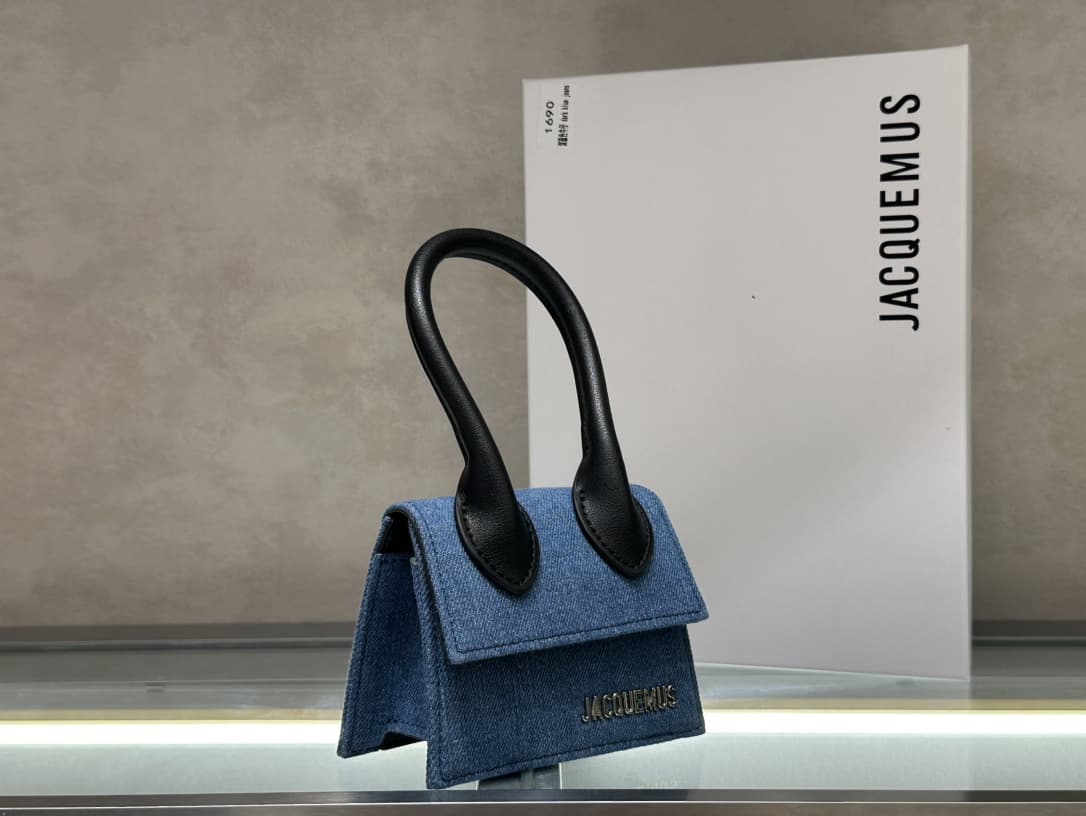 Jacquemus Le Chiquito Denim Bag High