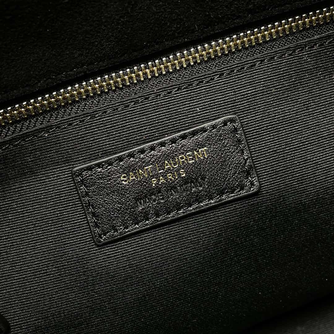 PUFFER SMALL in suede 577476 Black High