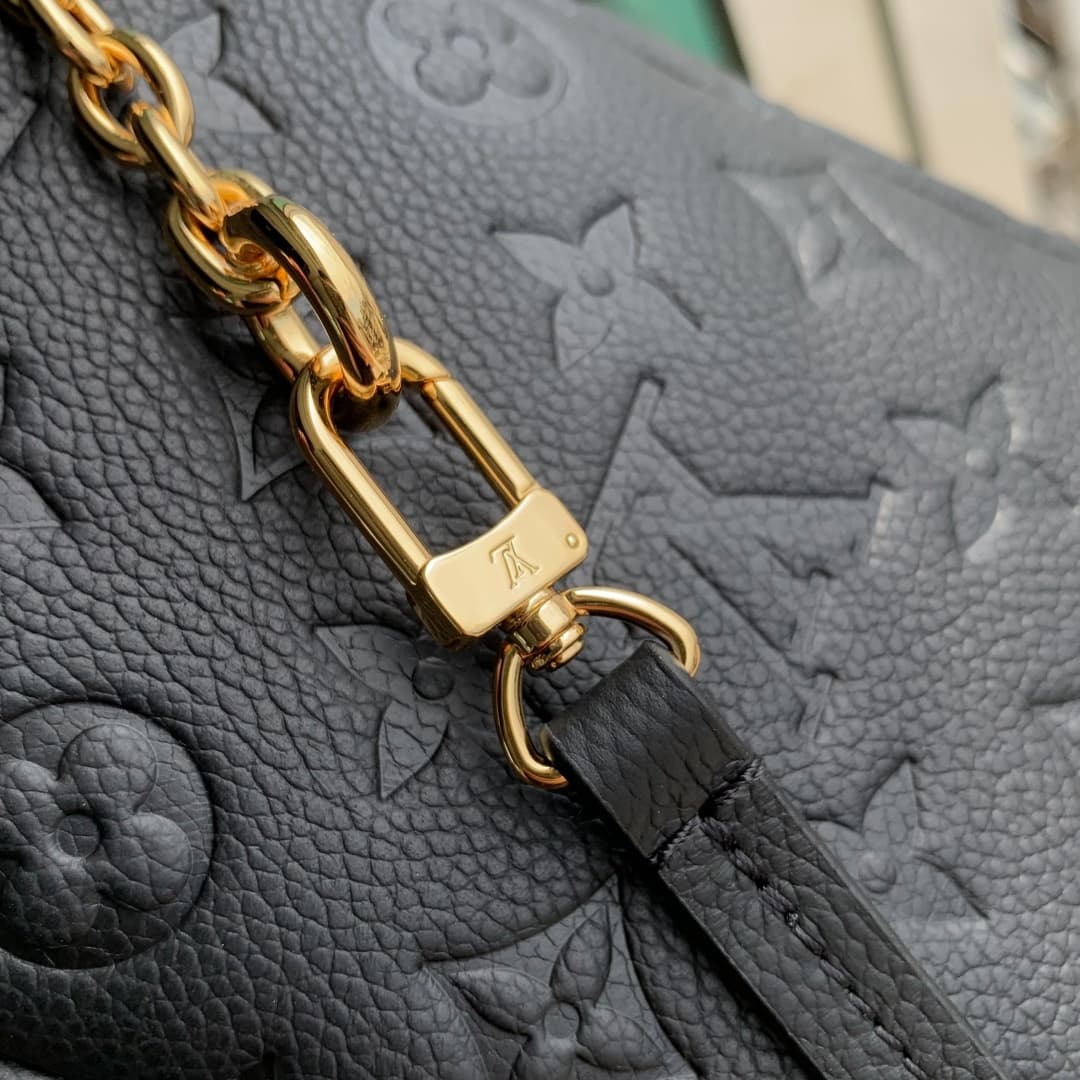 Louis Vuitton Nano Noé Backpack Monogram Empreinte Leather M14549 Black High