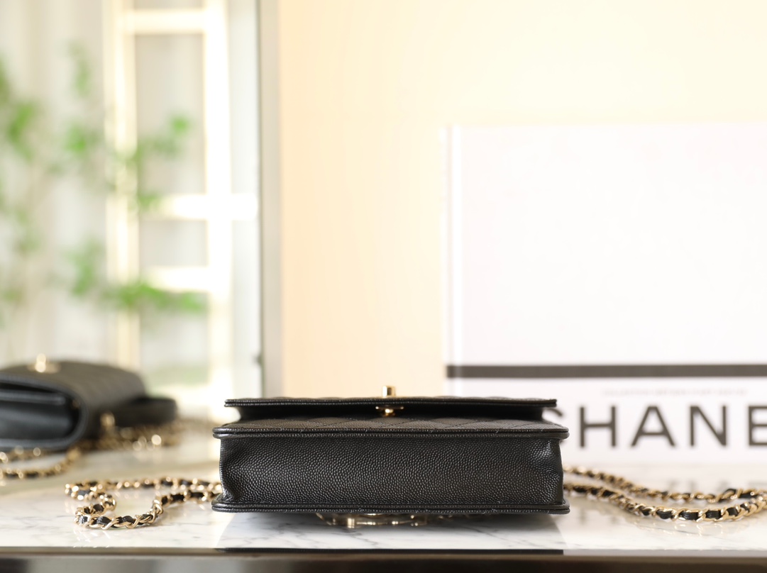 Chanel BACKPACK Grained Shiny Calfskin & Gold-Tone Metal TOP