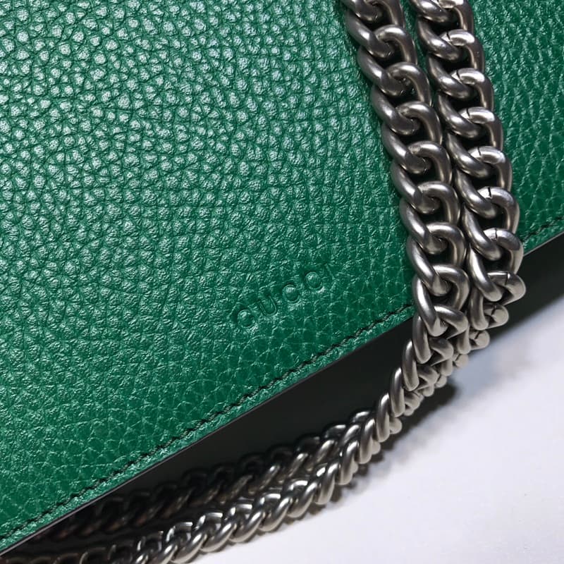 Dionysus Leather mini Bag 421970 Green High
