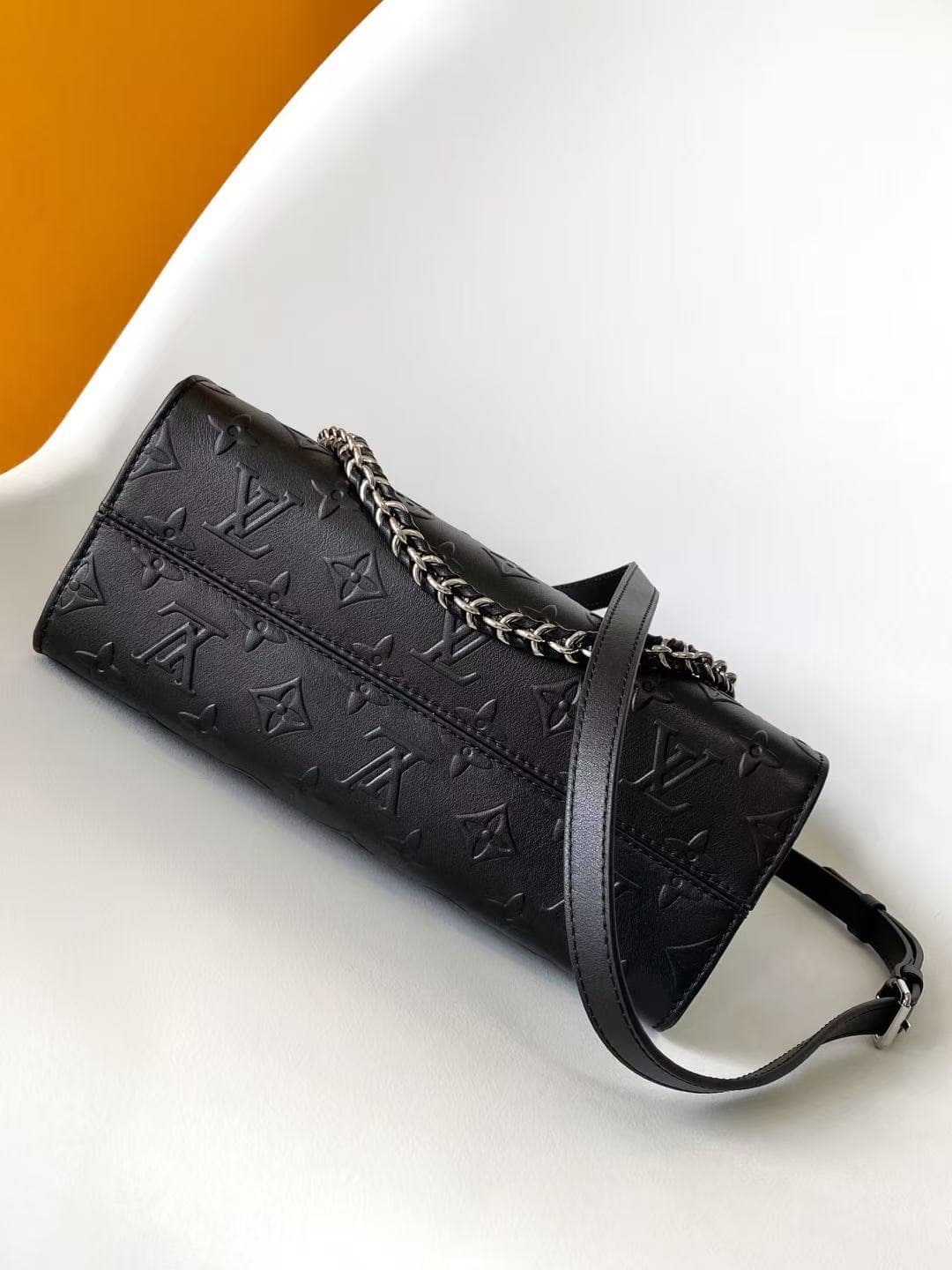 Louis Vuitton OnTheGo PM in Black Embossed Monogram High