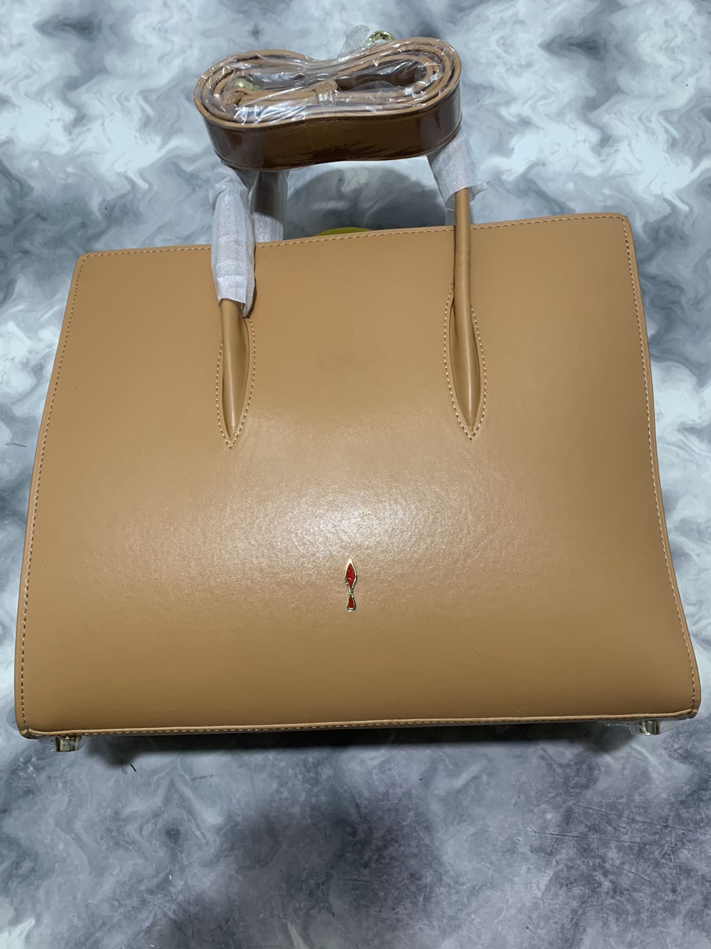 Christian Louboutin Paloma Medium Bag Calf Leather And Spikes High