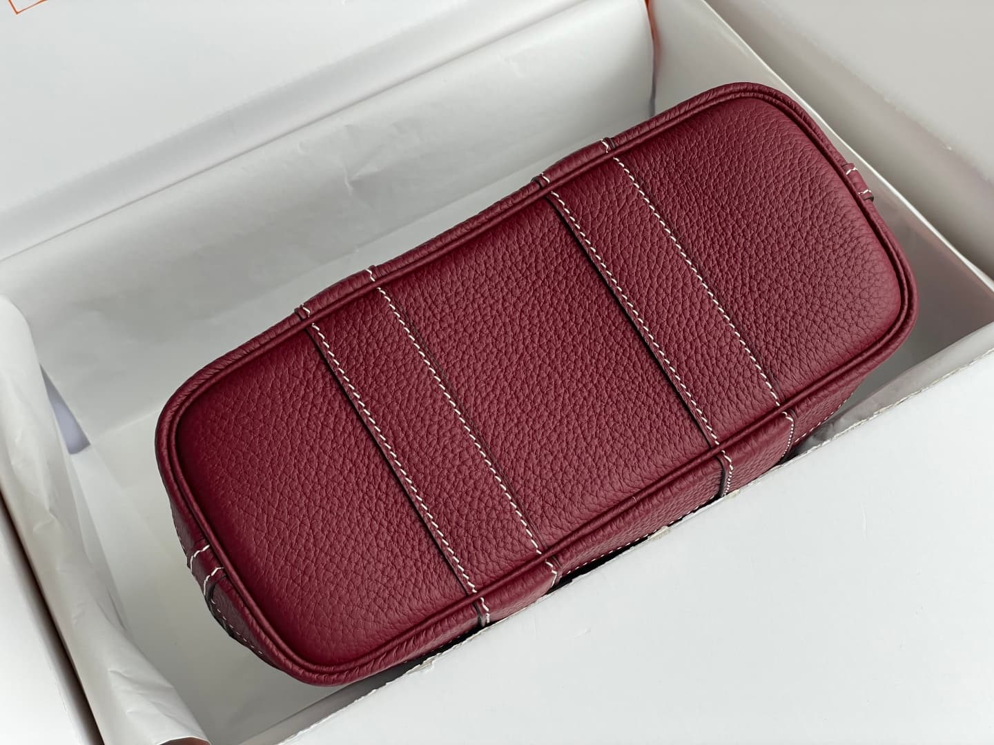 Hermes Garden Party 23 bag in Rouge H Togo Leather WAX High
