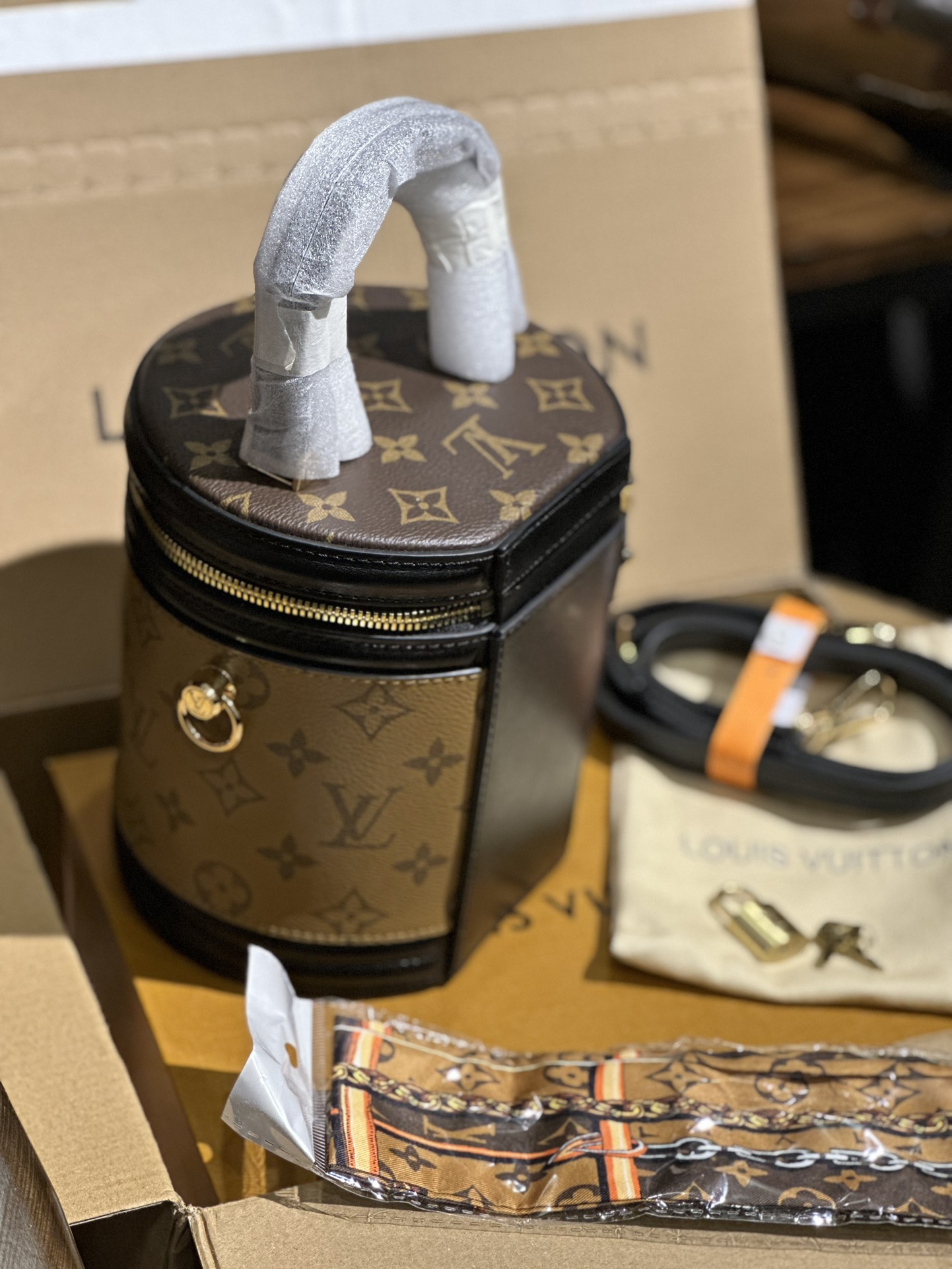 Louis Vuitton Cannes Monogram and Monogram Reverse coated canvas M43986 High