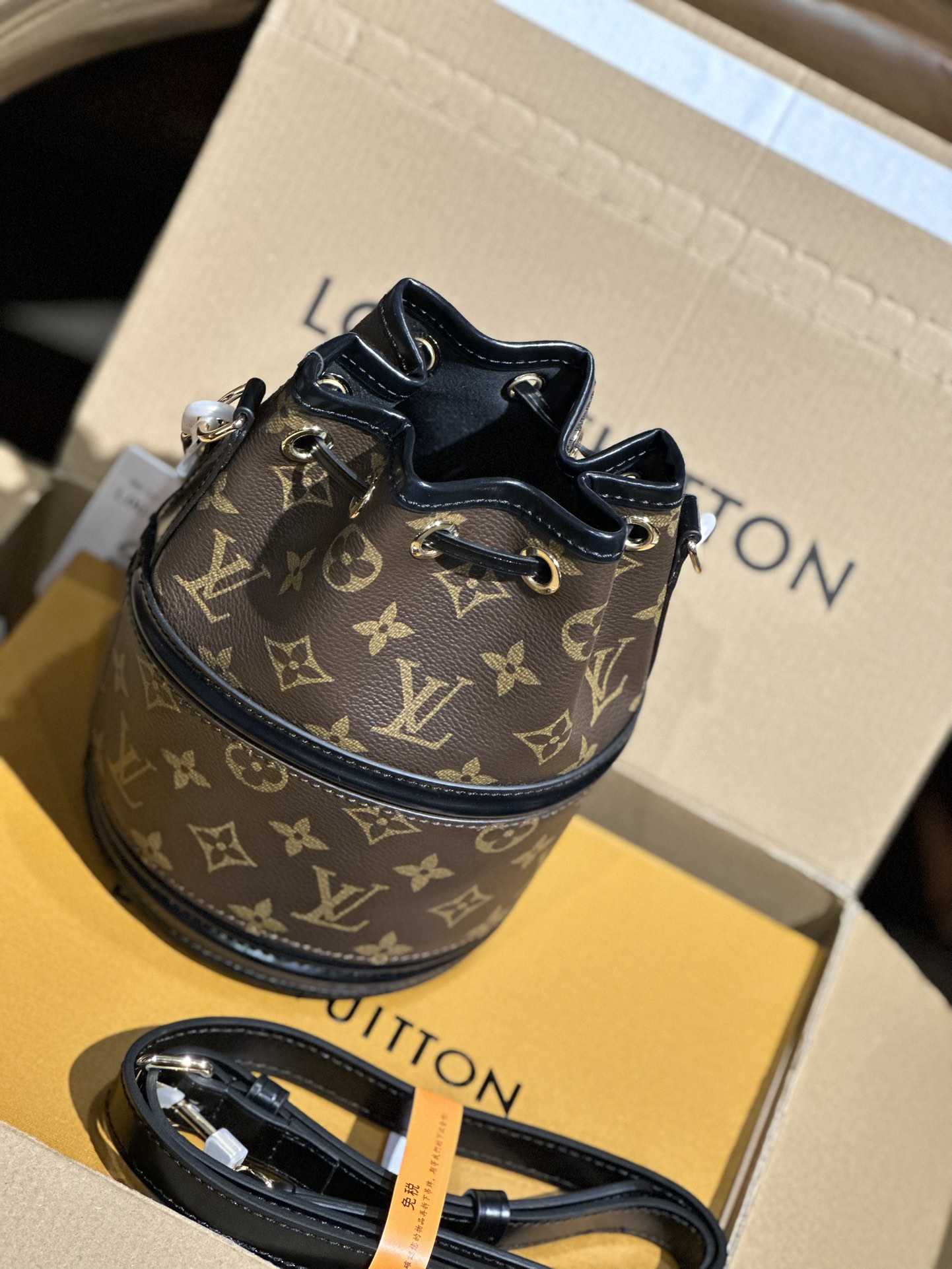 Louis Vuitton Canoé Bucket Bag Monogram coated canvas M83480 High