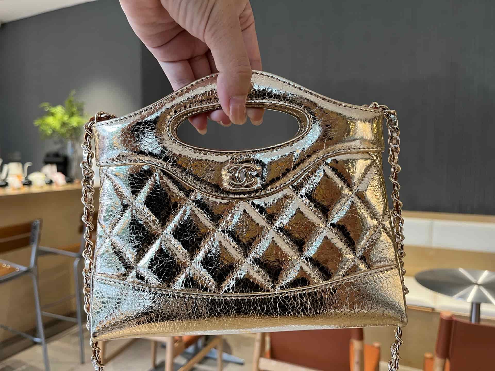 Chanel 31 Mini BAG Calfskin & Gold-Tone Metal AP3656 Gold A
