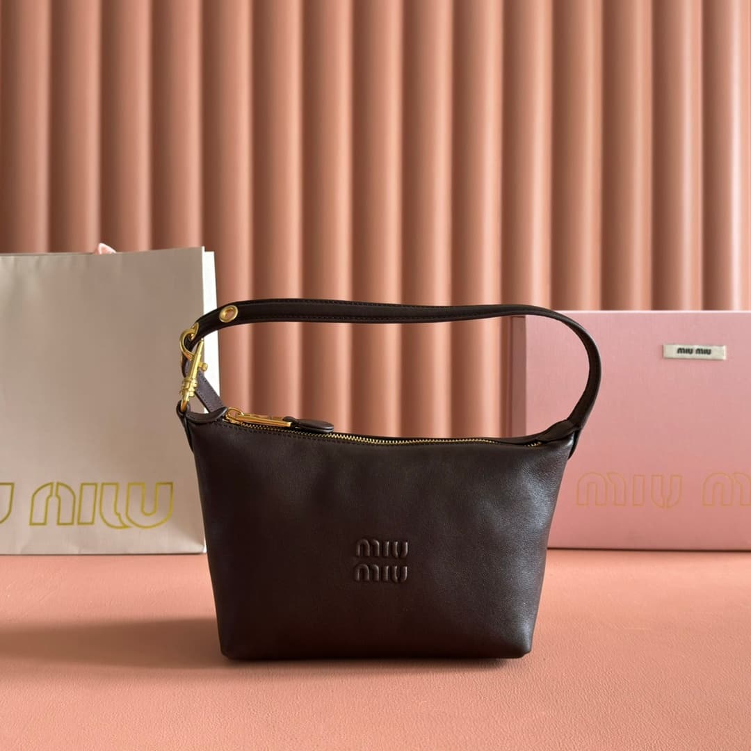 Miu Miu Nappa leather pouch 5NE841 Briarwood High