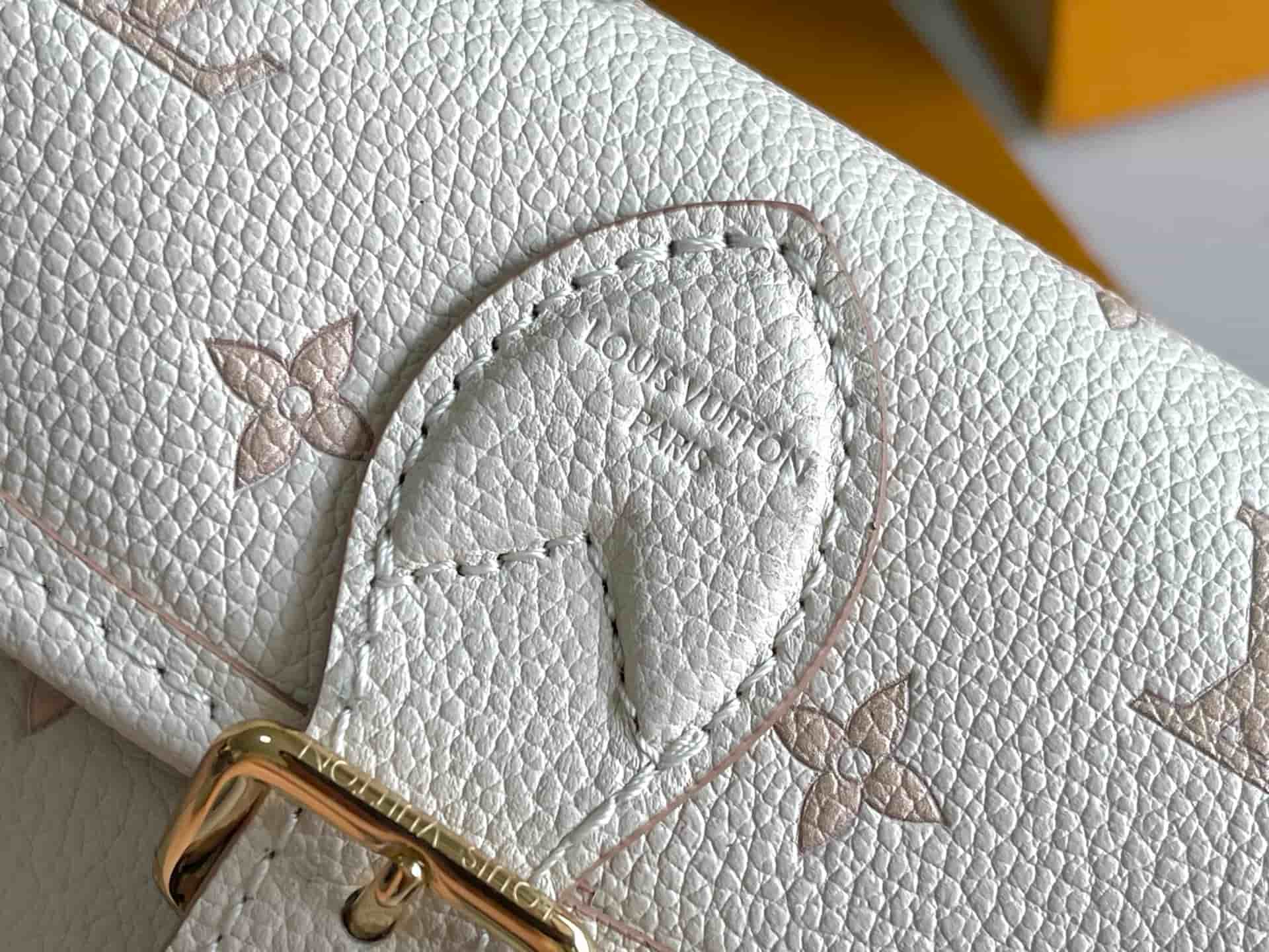 Louis Vuitton Nano Diane Embossed grained cowhide leather M13642 Bicolour Eden TOP