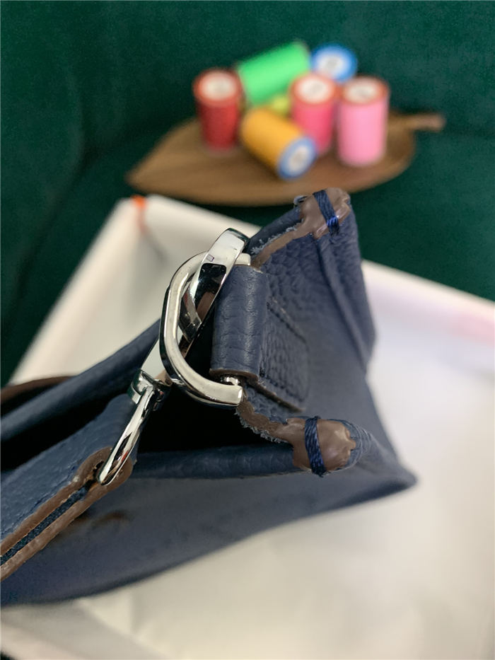 Hermes Evelyne III TPM Mini Bag Calfskin In Navy High