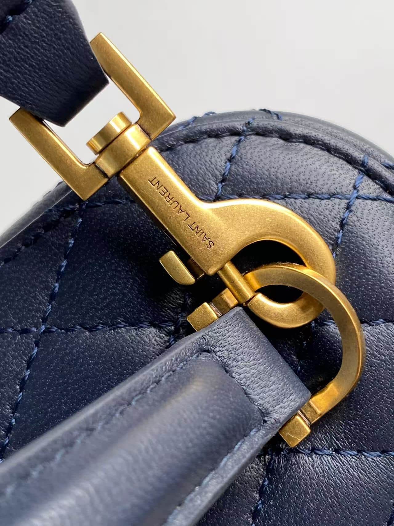 GABY VANITY BAG LAMBSKIN Navy Blue High