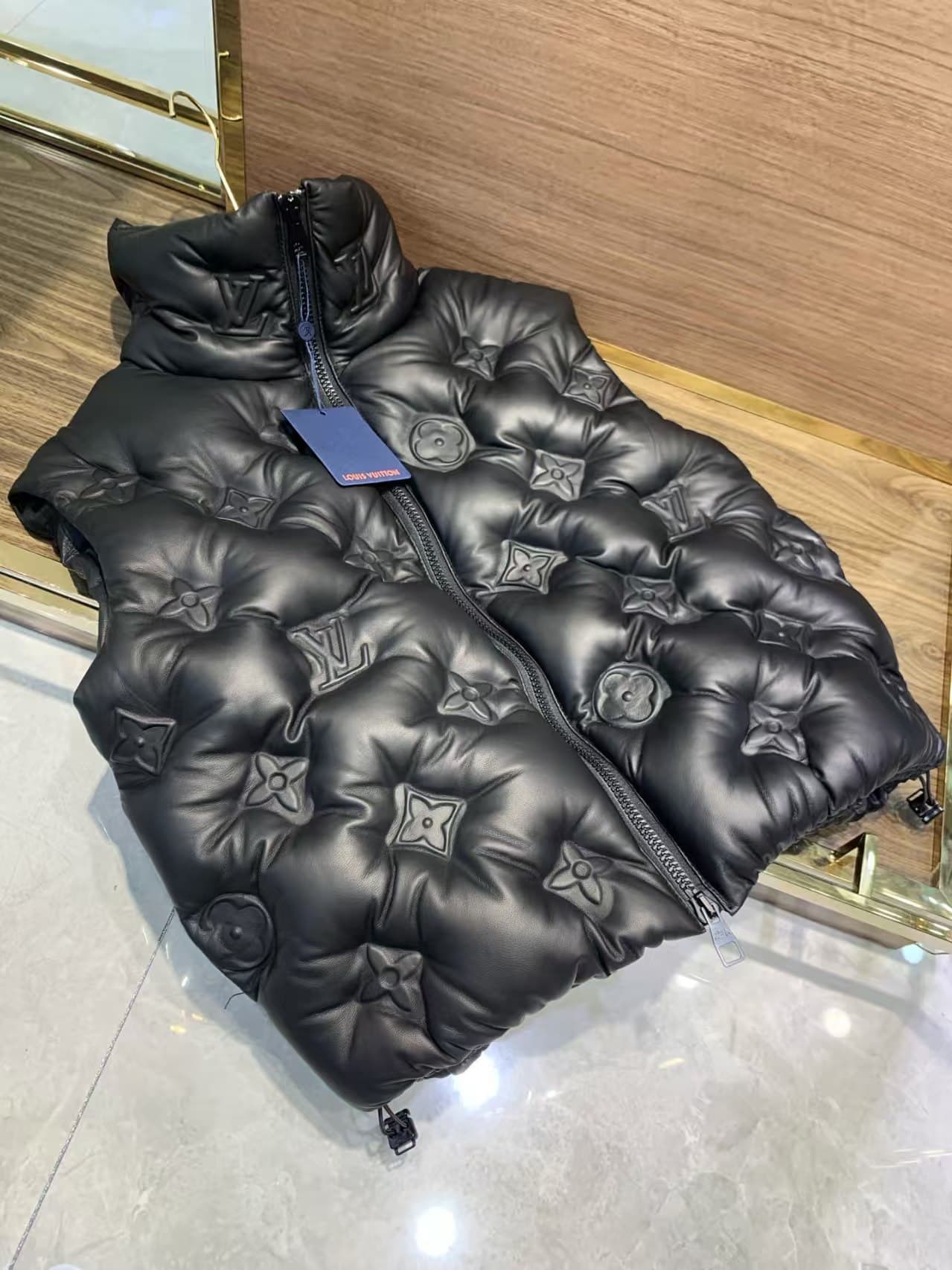 Louis Vuitton Black Monogram Boyhood Puffer Vest