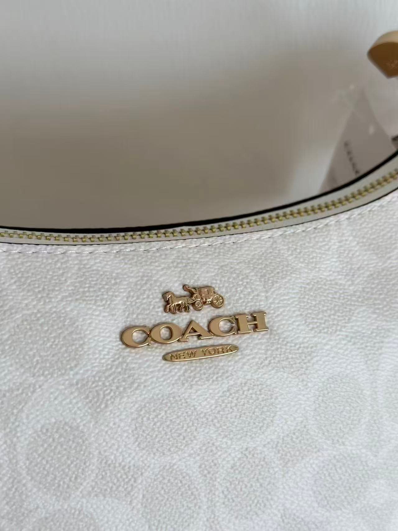 Coach Outlet Teri Signature Canvas Shoulder Bag  High