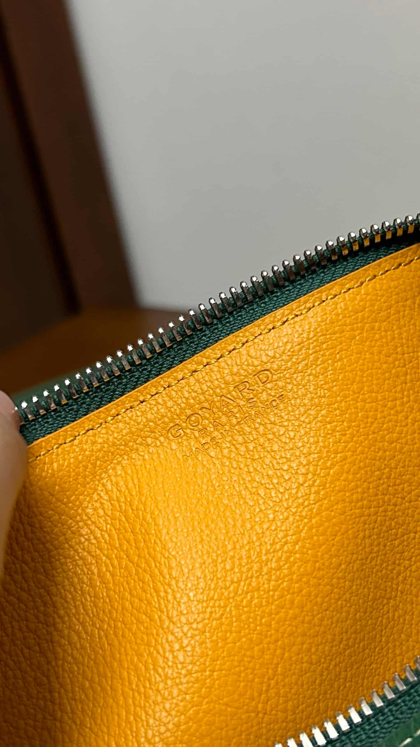 Goyard Bonbonnière Green Goyardine Coated Canvas High