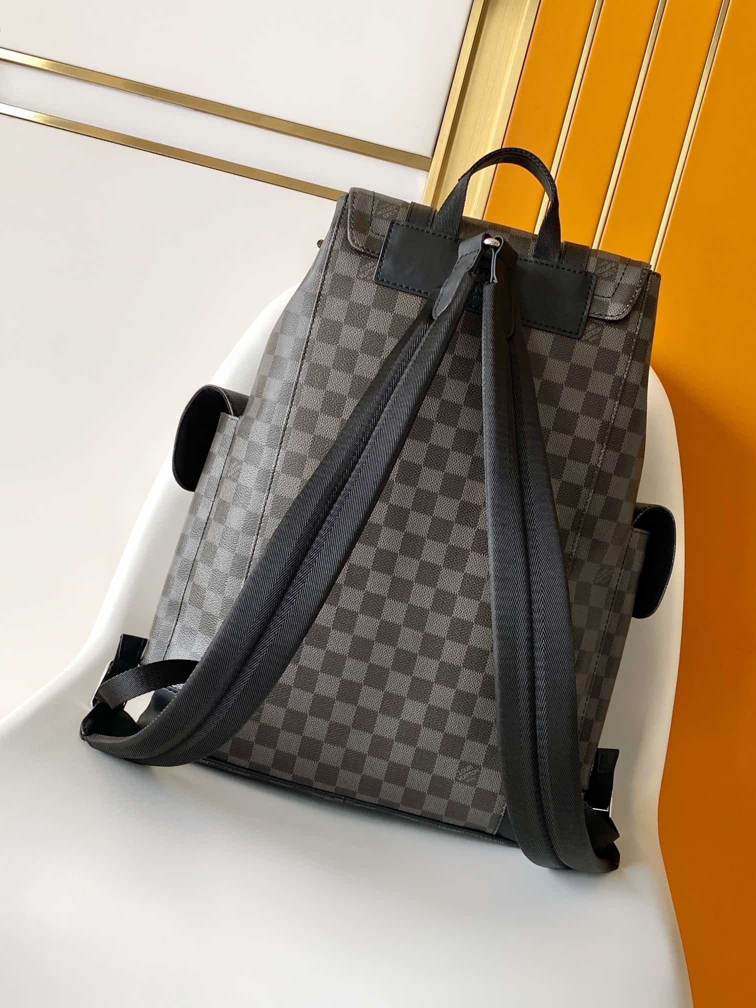 Louis Vuitton Christopher MM backpack in Damier Graphite Canvas M01969  High