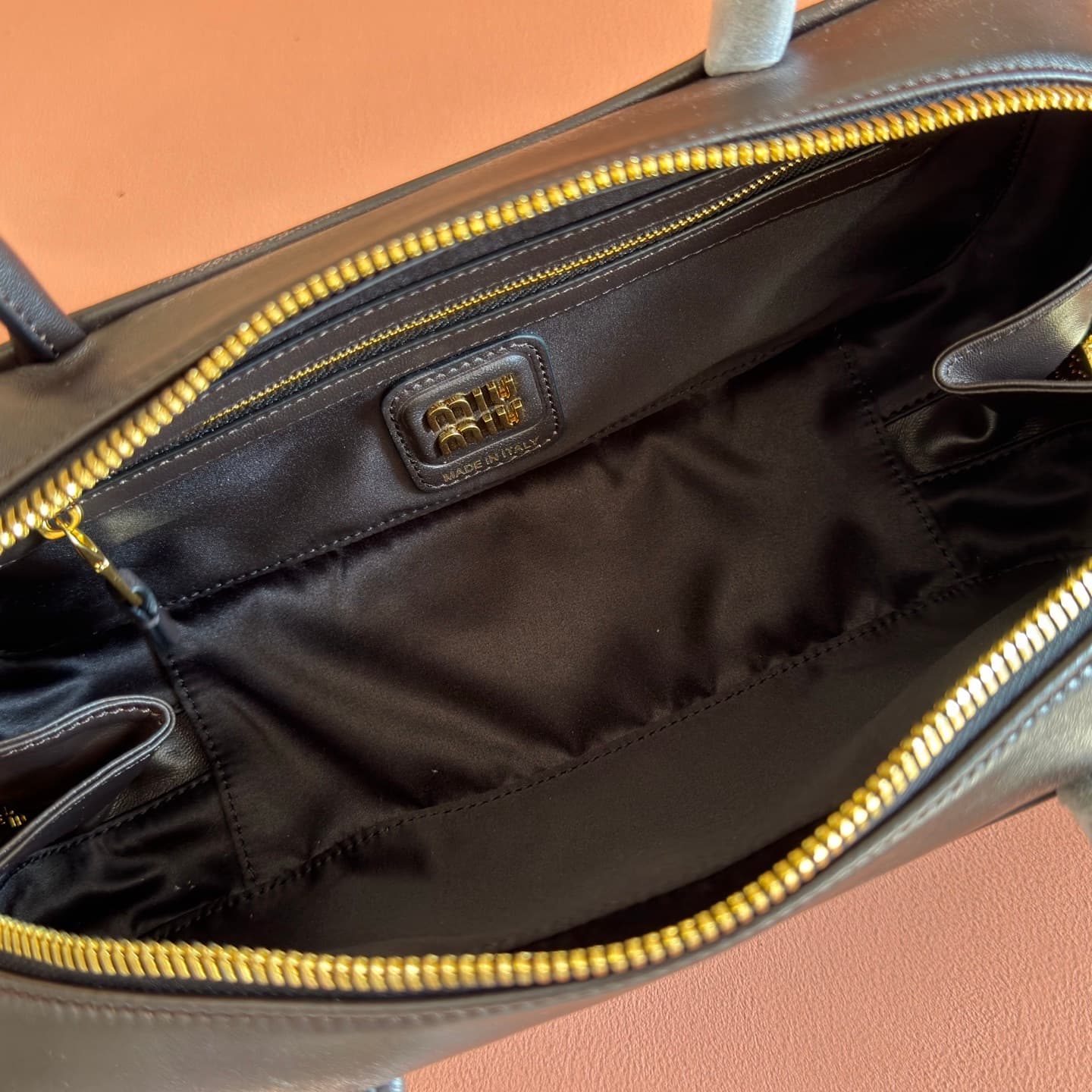 Miu Miu Beau leather bag Briarwood Calfskin 5BB173 TOP