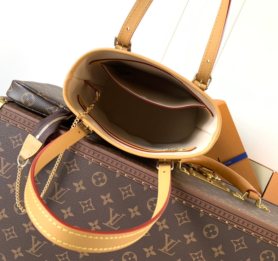 Louis Vuitton Petit Bucket bag Monogram coated canvas M42238 High