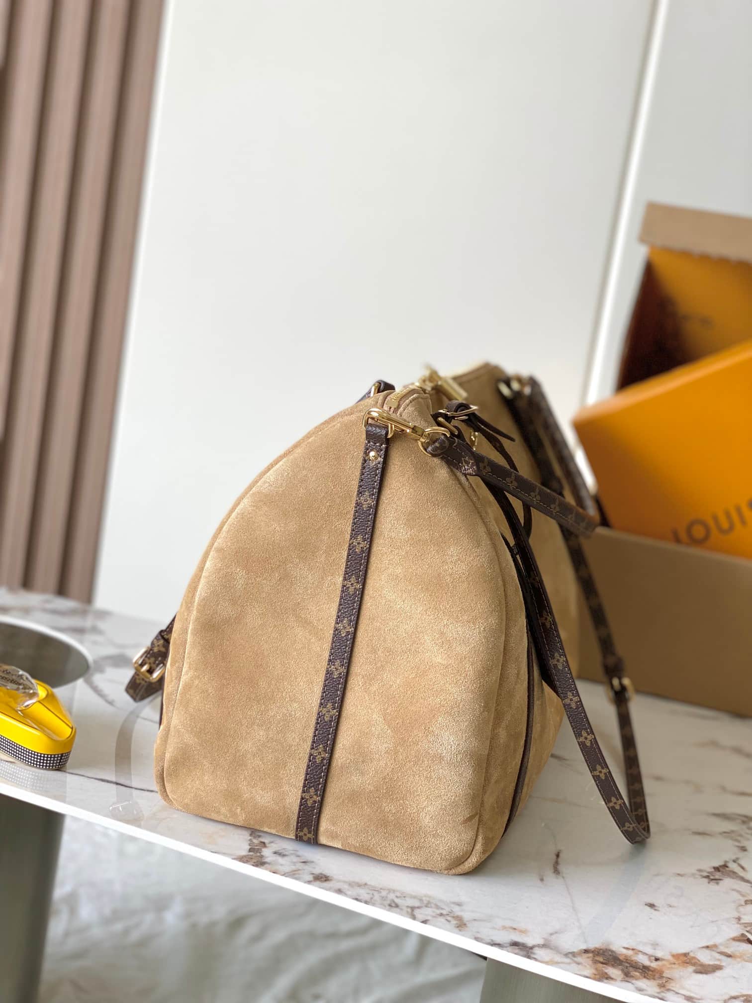 Louis Vuitton Express Travel Calfskin Hazelnut M26451 Brown TOP
