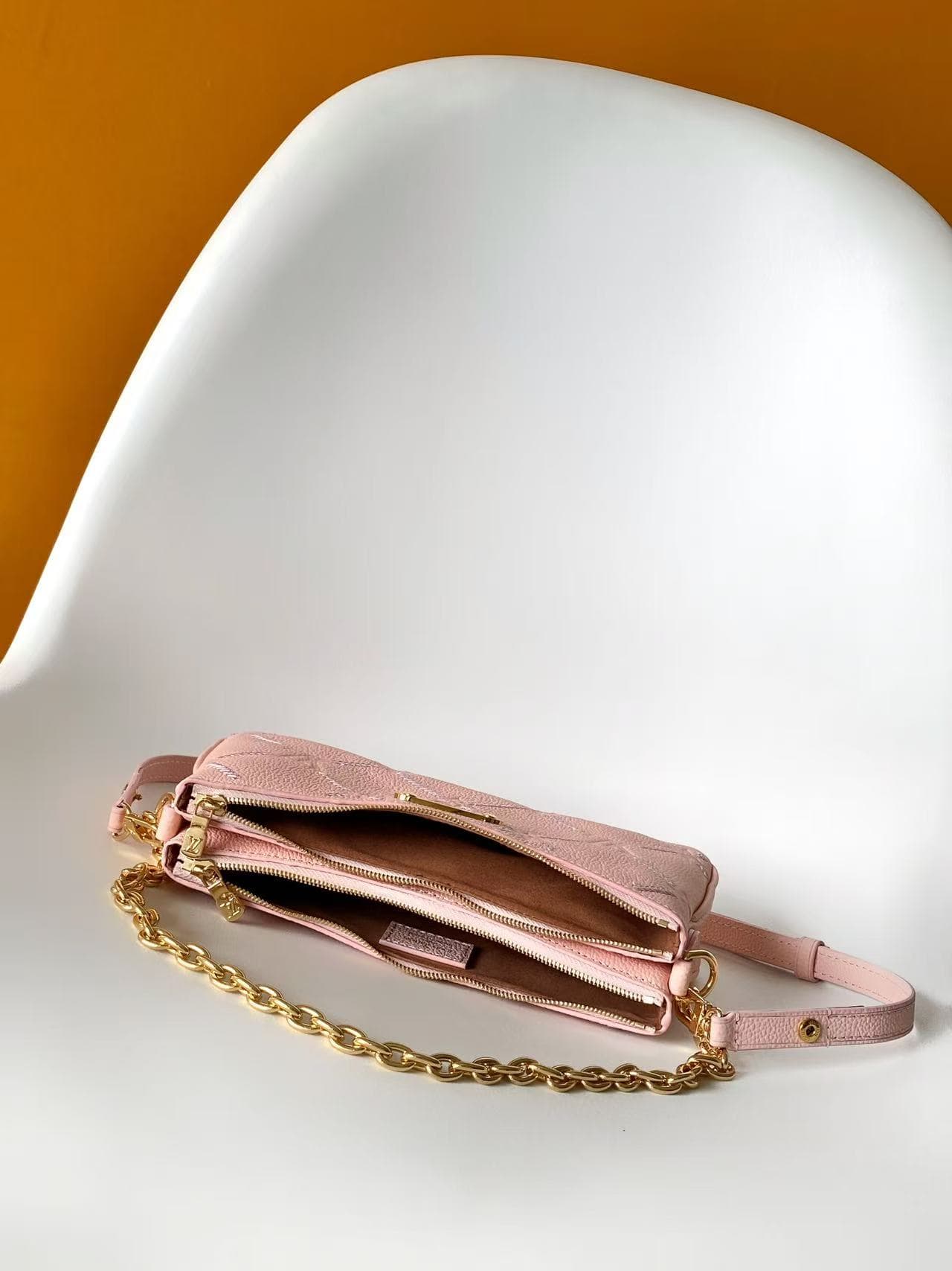 Louis Vuitton Pochette Liv Light Bliss Couture Cowhide leather M29495 High