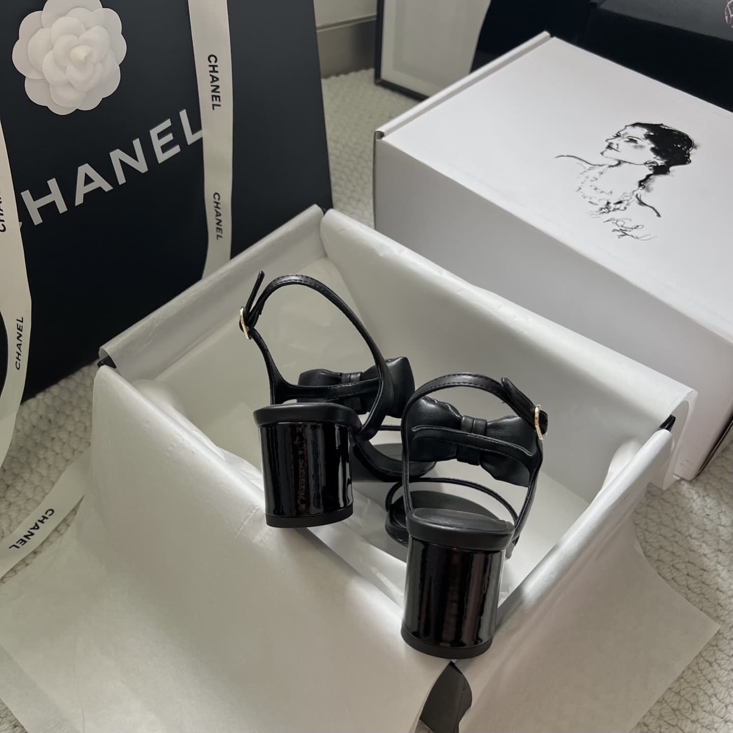 Chanel Sandal Shoes High Women