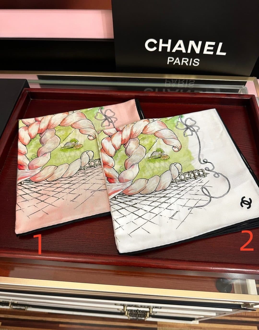Chanel Silk Twill Square Scarf