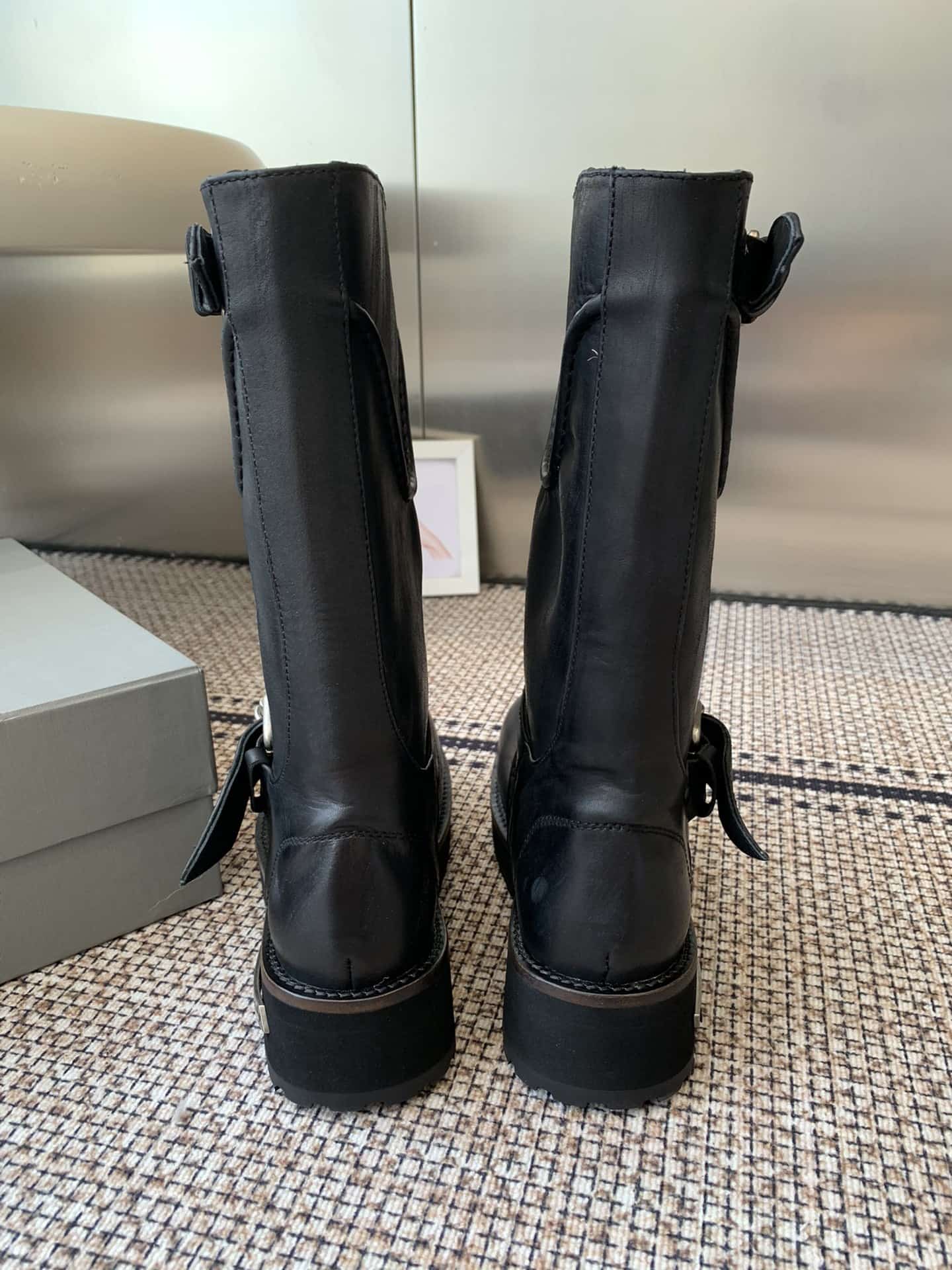 Balenciaga Venom High Boot in Black Women