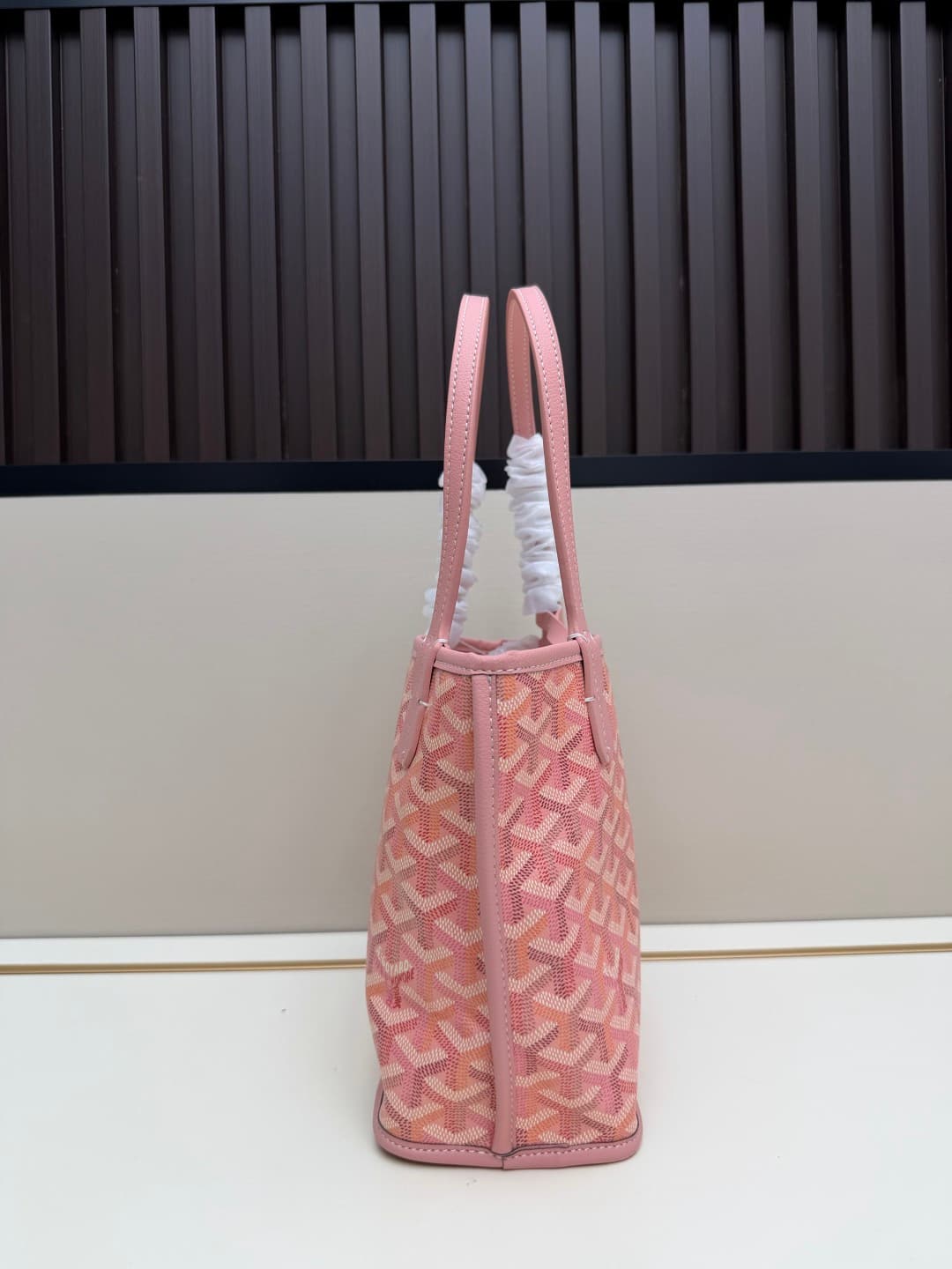 Goyard Anjou Mini Bag in pink Goyardine canvas Mid