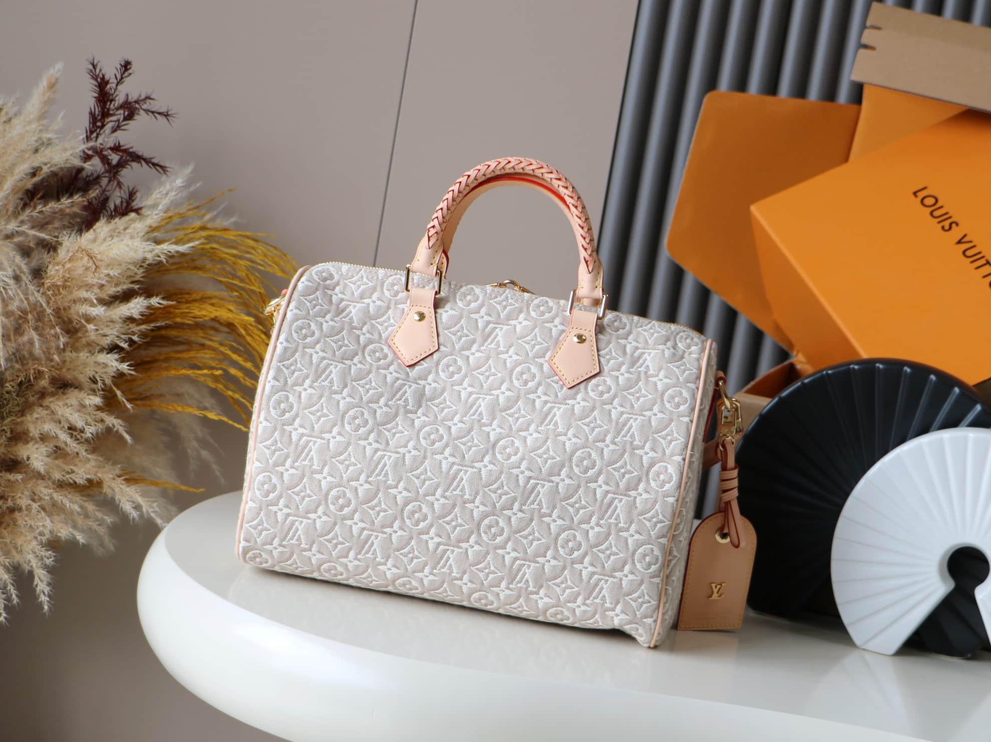 Louis Vuitton Speedy Soft 30 Monogram Emblème Peuplier M28479 High