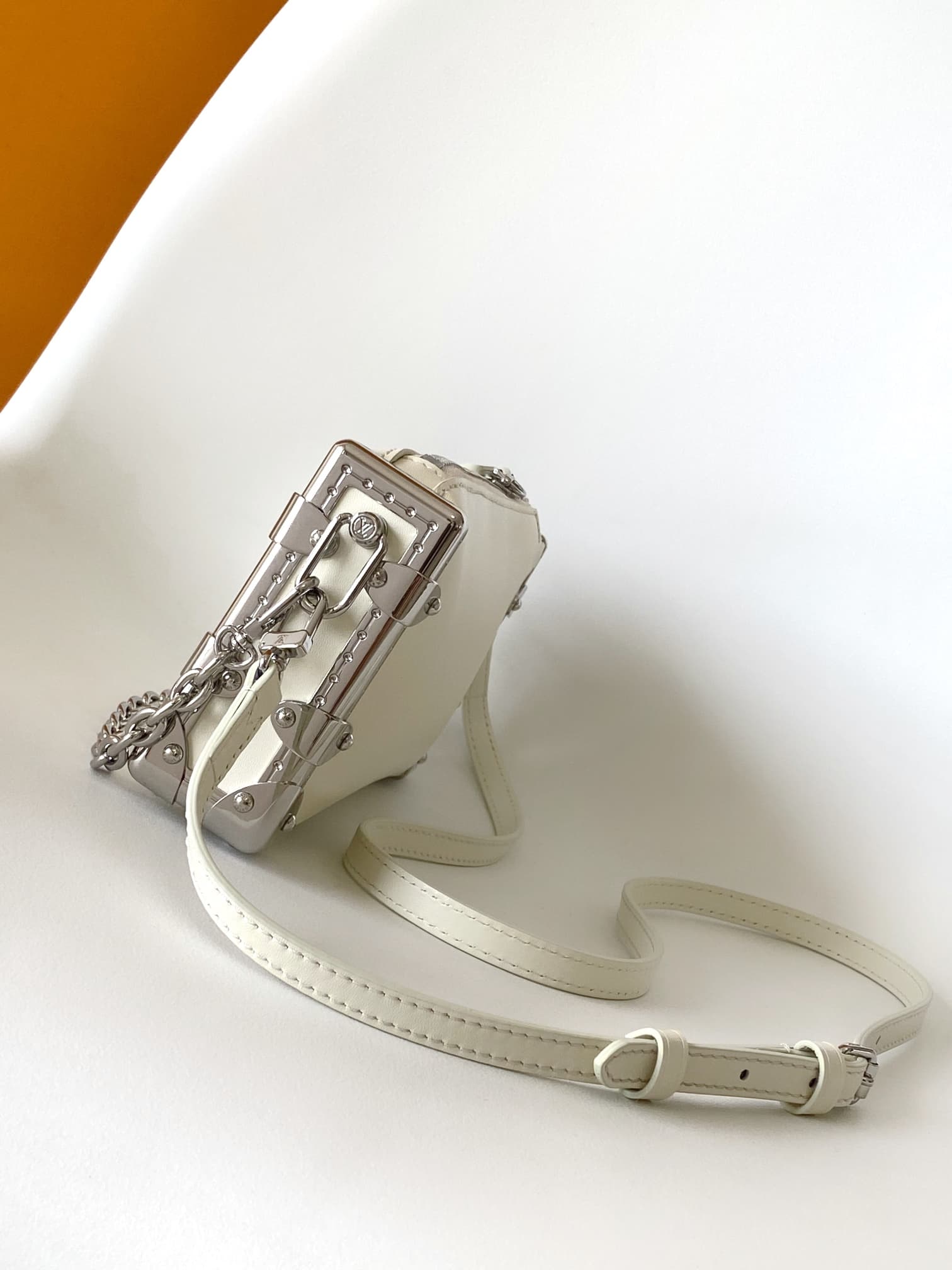 Louis Vuitton Slim Trunk Vanille Calfskin leather M12560 High