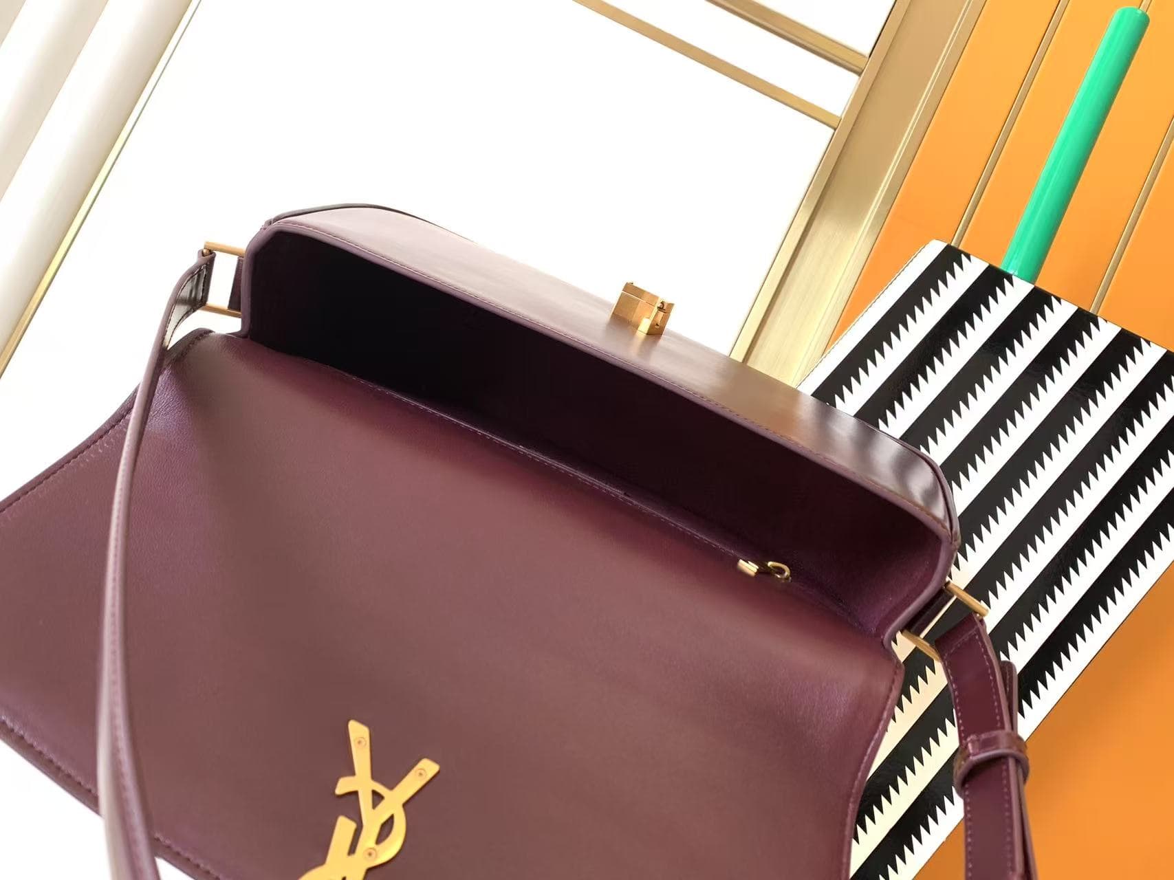 SAINT LAURENT SOLFERINO LARGE IN BOX High