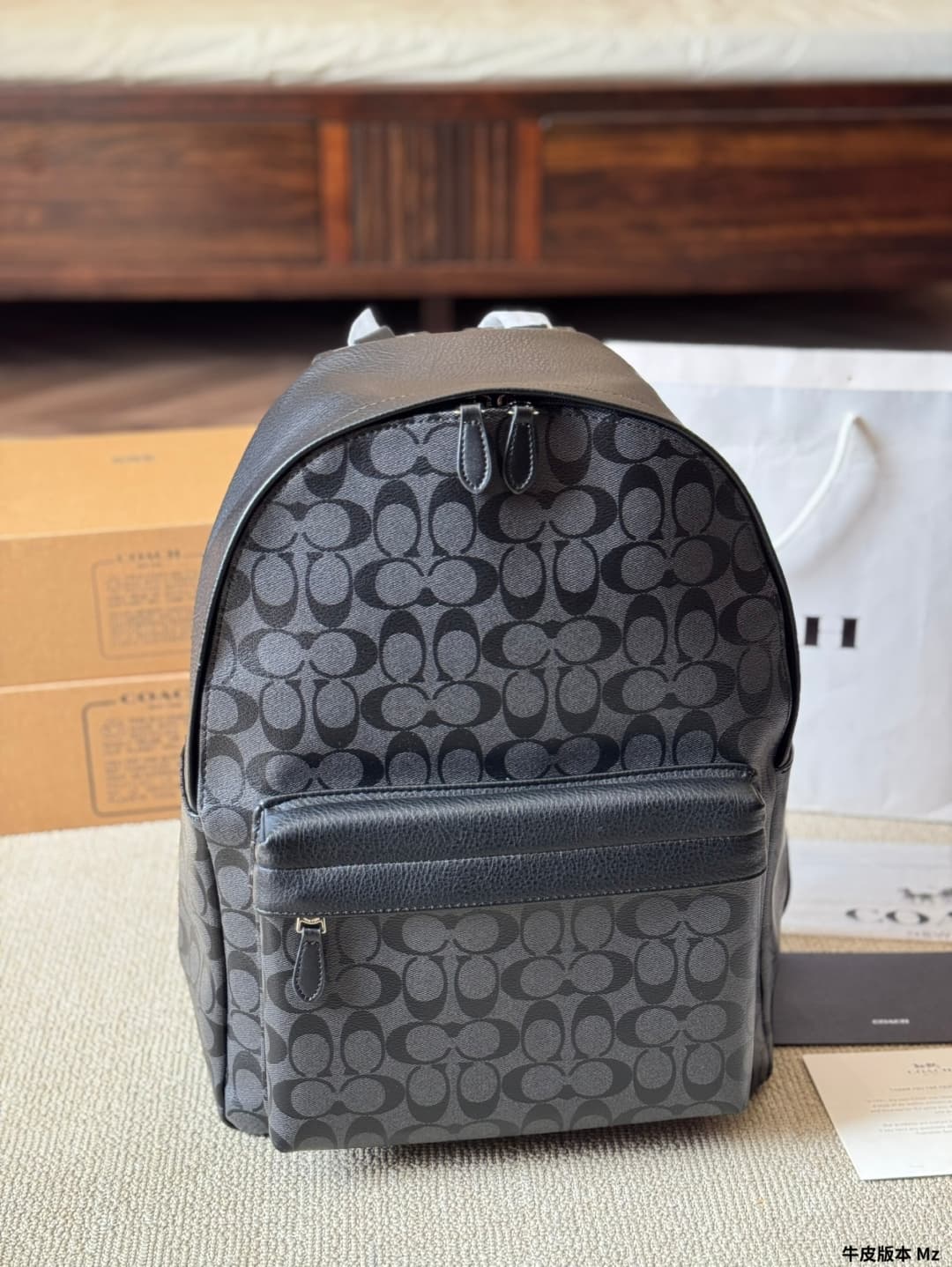 Coach Charles Backpack In Signature Canvas