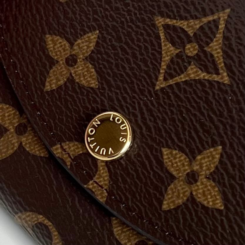 Louis Vuitton Monogram Canvas & Leather Rosalie Coin Purse M62361 Pink High