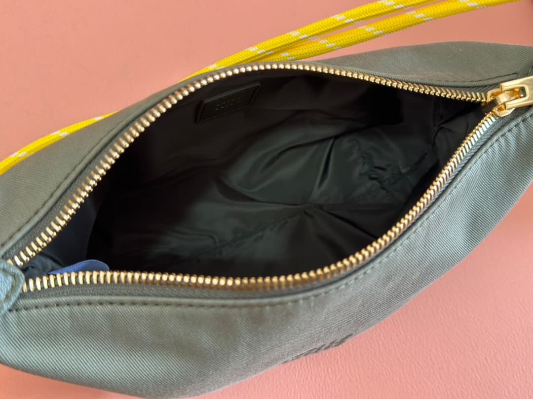 Miu Miu Gabardine pouch Green 5NE841 High