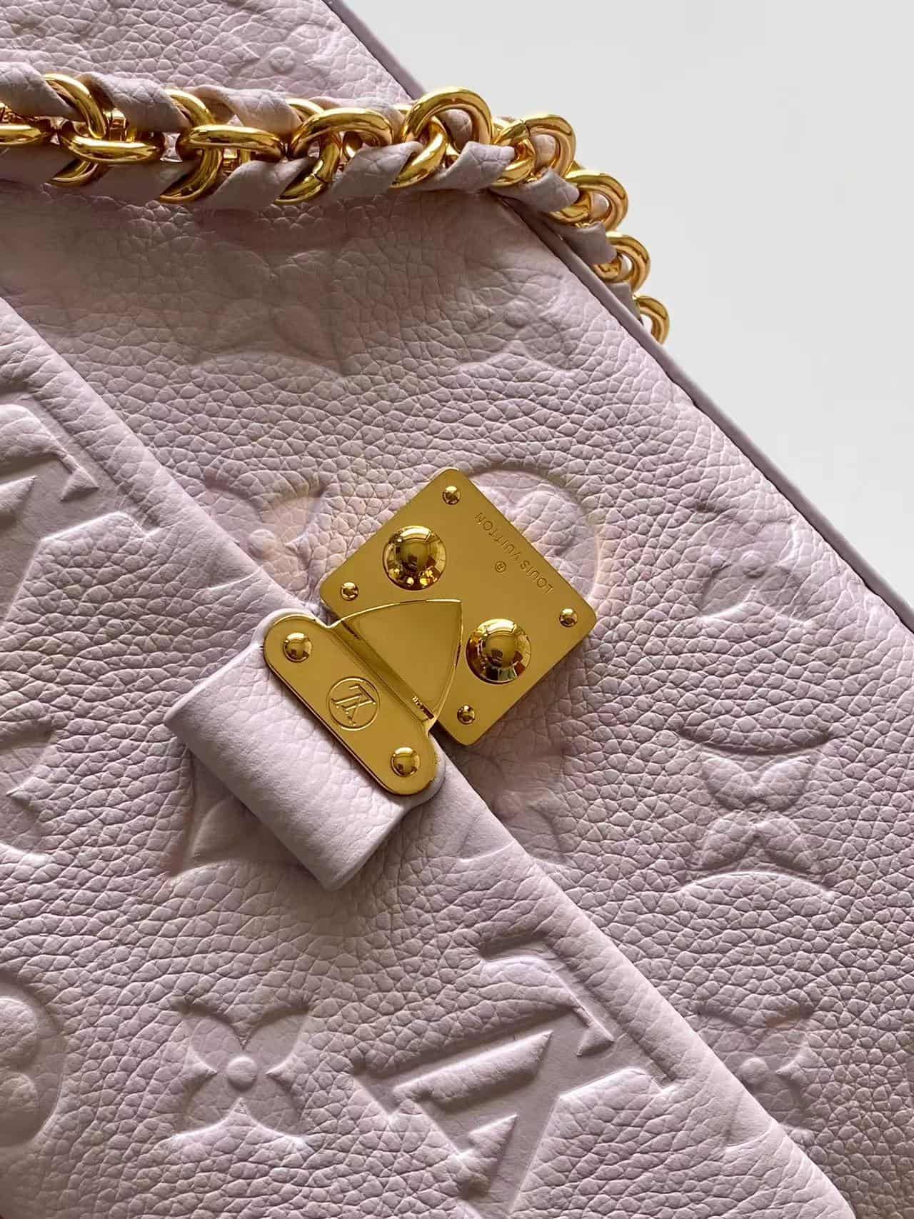 Louis Vuitton Nano Madeleine Sweet Lavender Monogram Empreinte Leather M29380 High