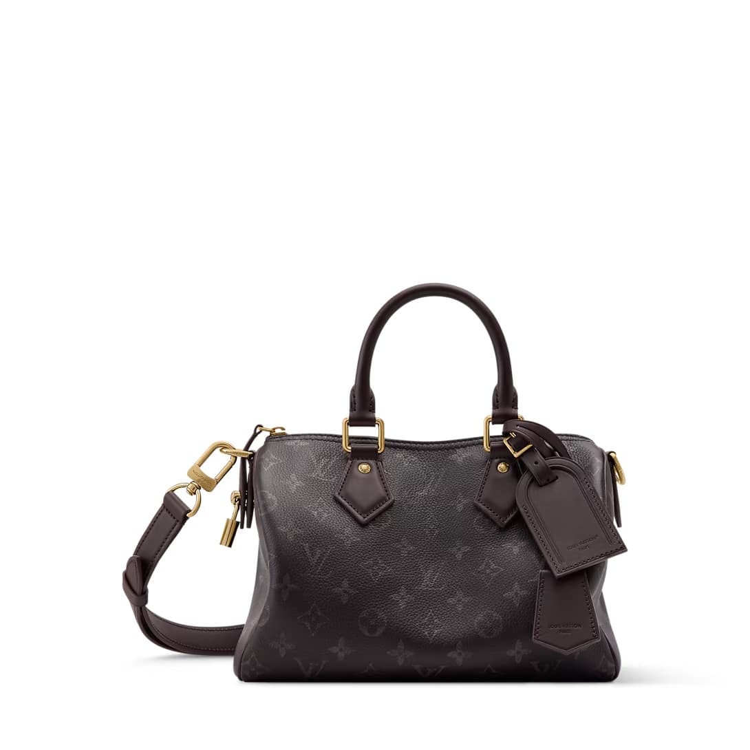Louis Vuitton Speedy P9 Bandouliere 25 Calfskin leather M27974 Coffee Bean TOP